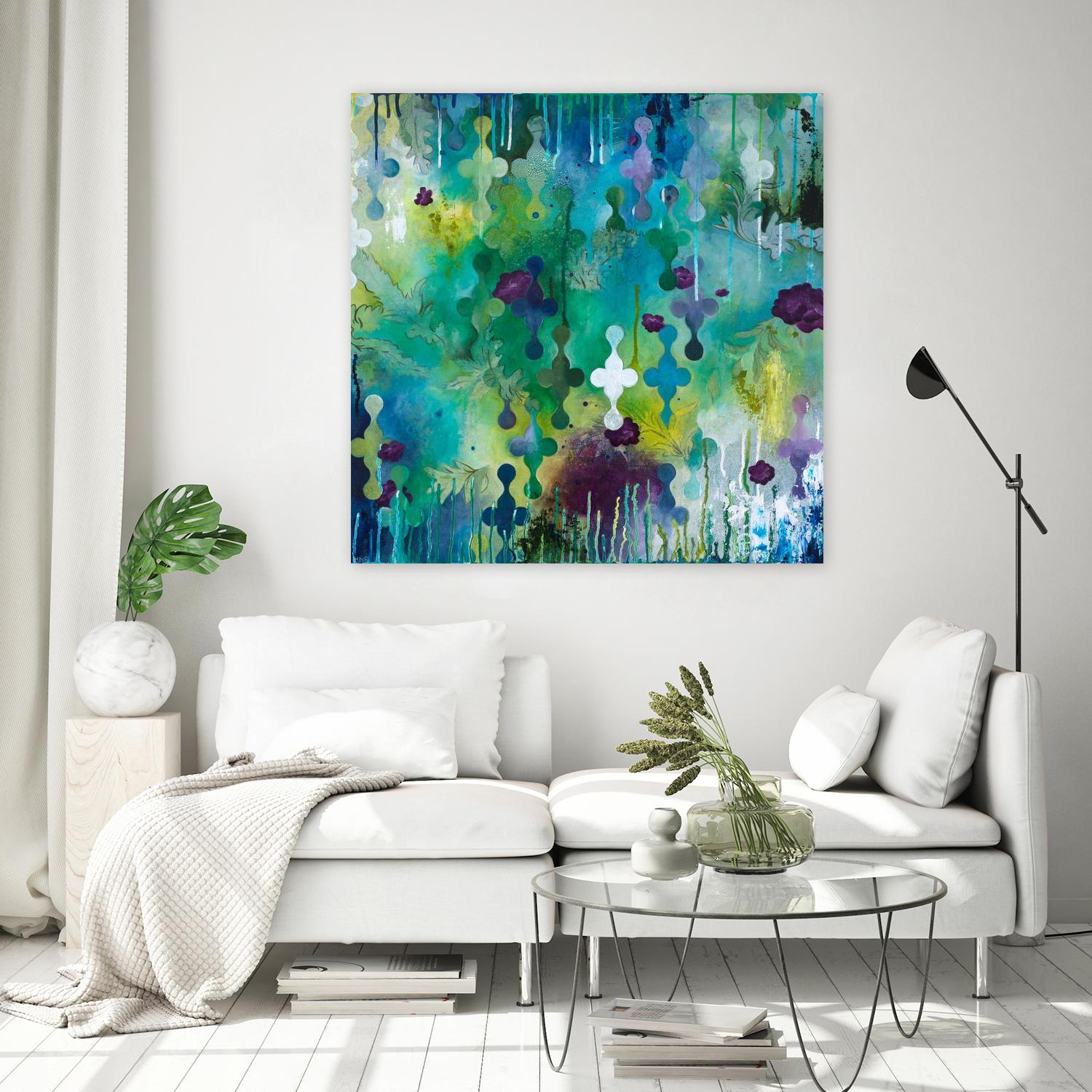 Seafoam Storm Two by Heather Noel Robinson on GIANT ART - multicolor abstracts; contemporary