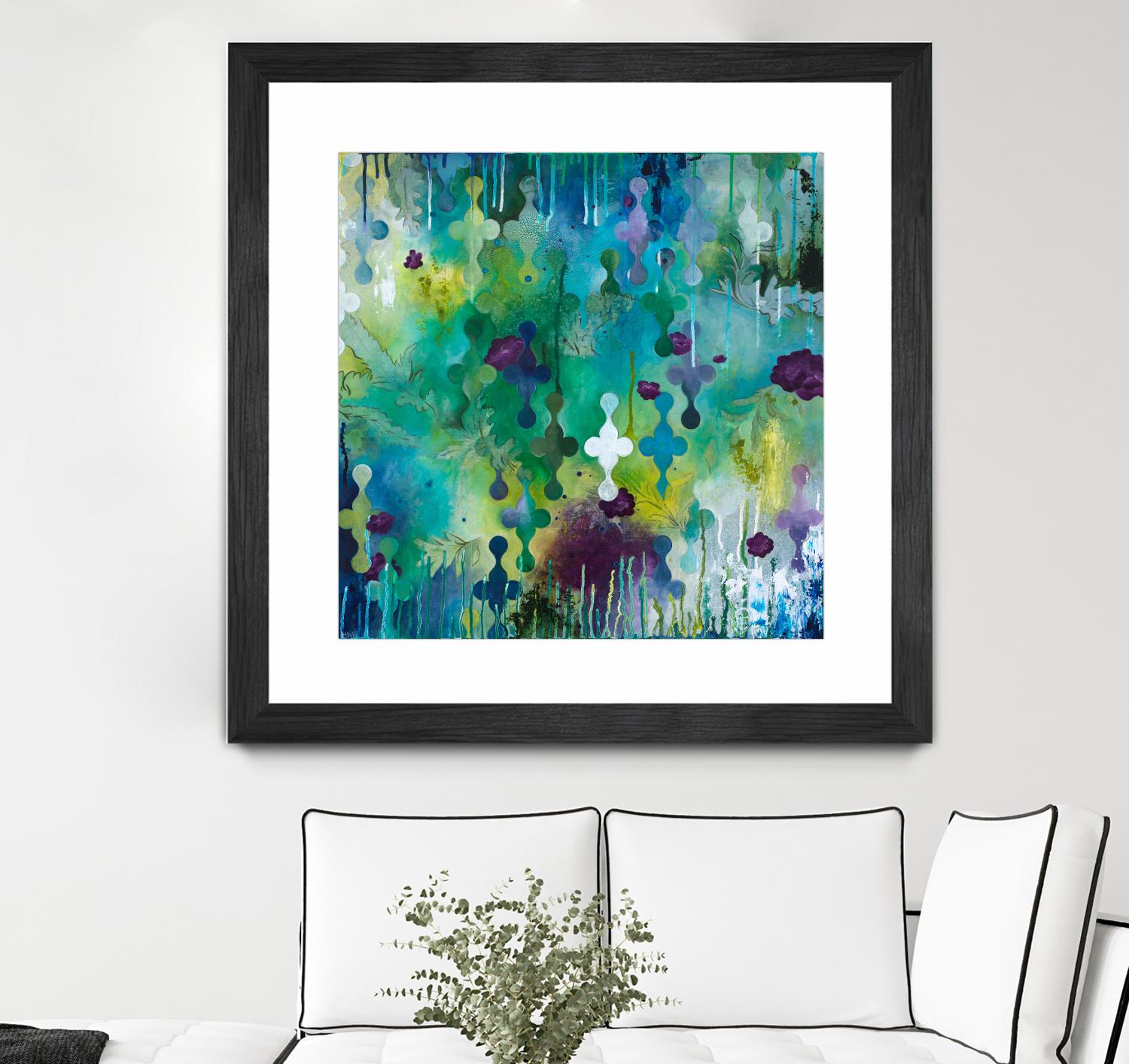 Seafoam Storm Two by Heather Noel Robinson on GIANT ART - multicolor abstracts; contemporary