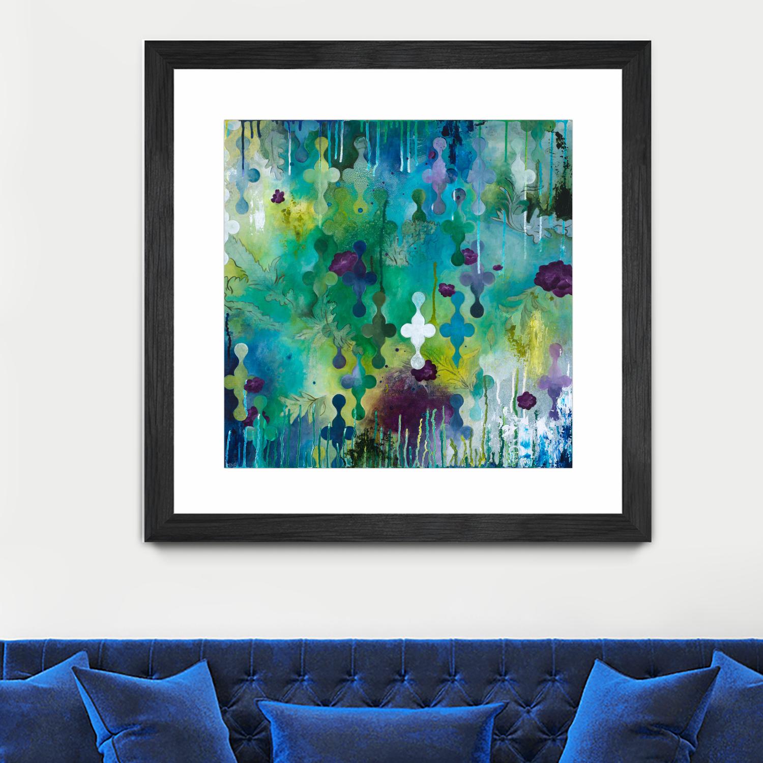 Seafoam Storm Two by Heather Noel Robinson on GIANT ART - multicolor abstracts; contemporary