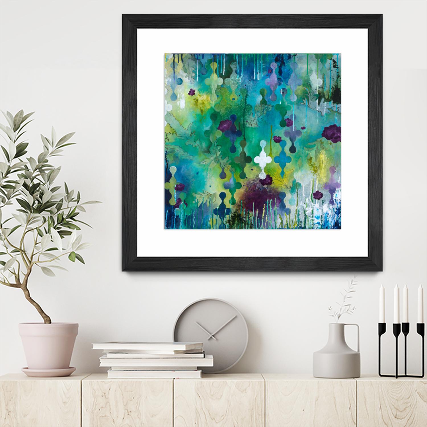 Seafoam Storm Two by Heather Noel Robinson on GIANT ART - multicolor abstracts; contemporary