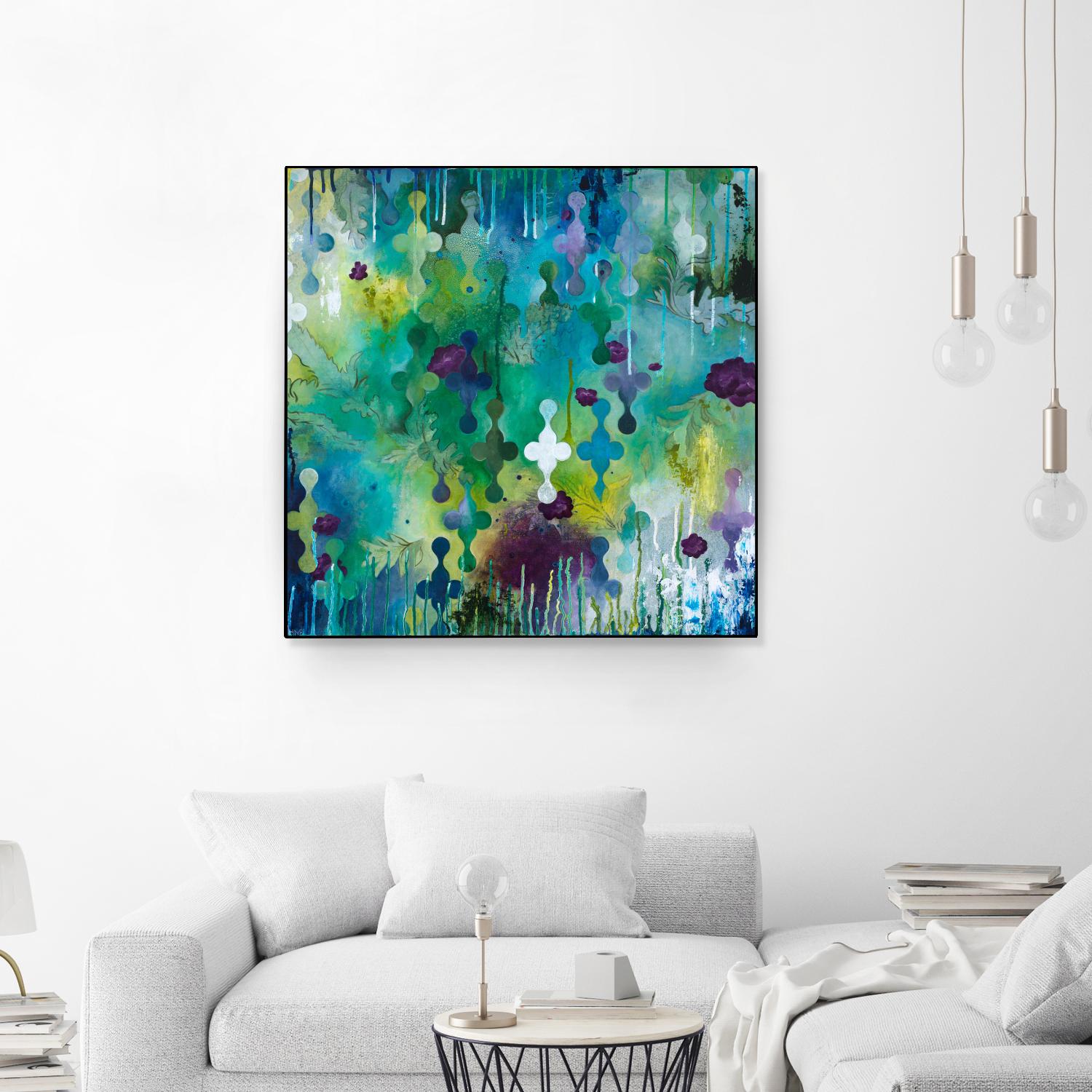 Seafoam Storm Two by Heather Noel Robinson on GIANT ART - multicolor abstracts; contemporary