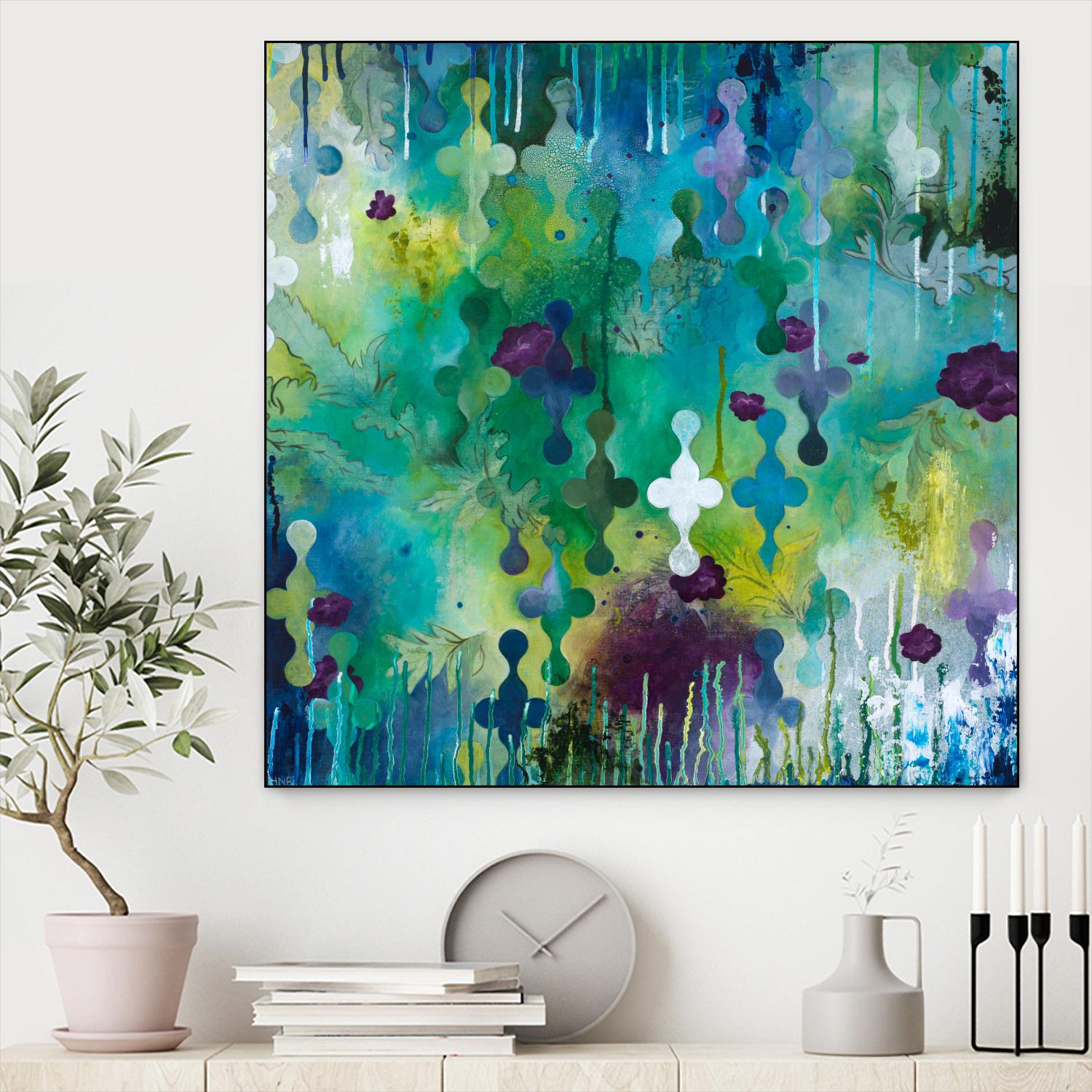 Seafoam Storm Two by Heather Noel Robinson on GIANT ART - multicolor abstracts; contemporary