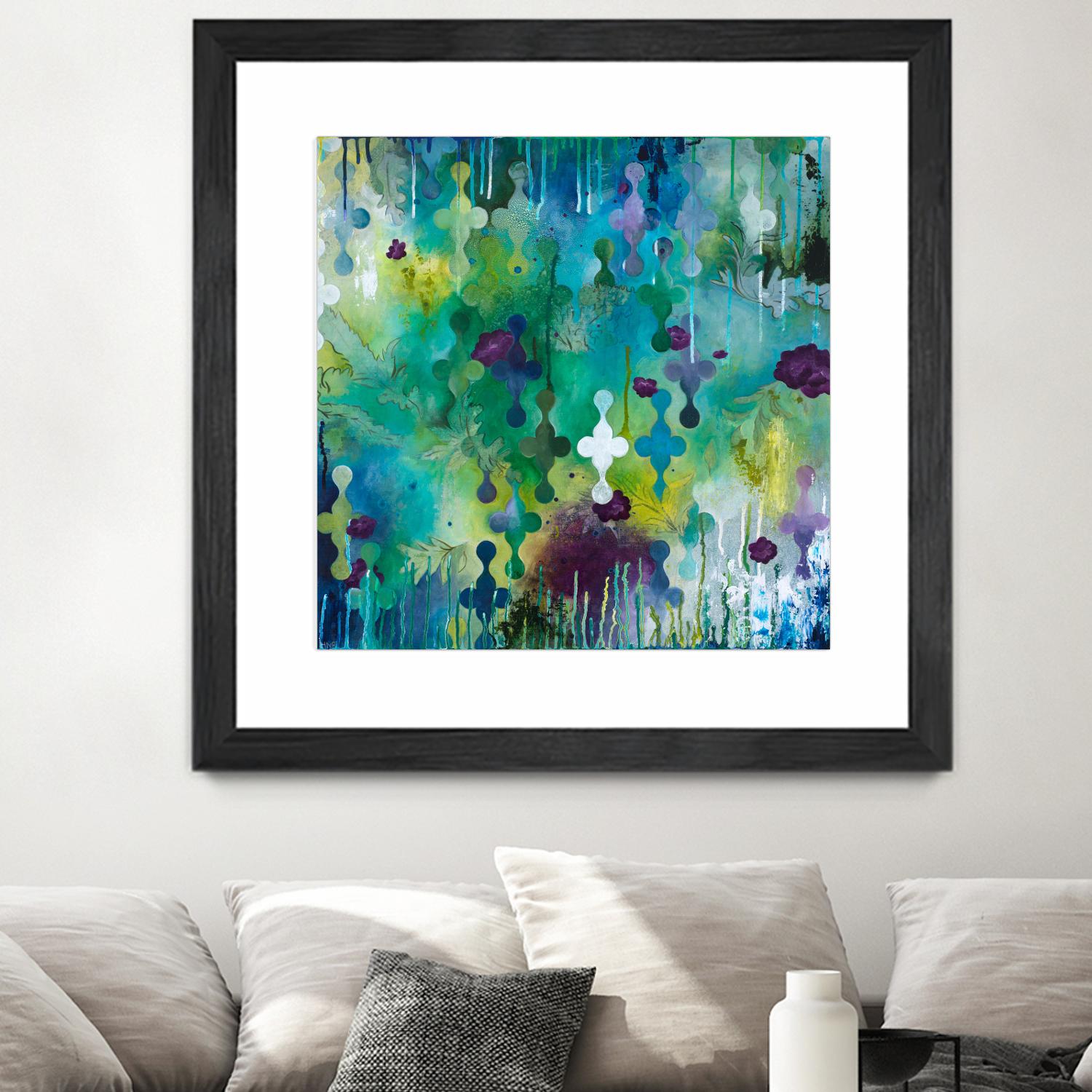 Seafoam Storm Two by Heather Noel Robinson on GIANT ART - multicolor abstracts; contemporary