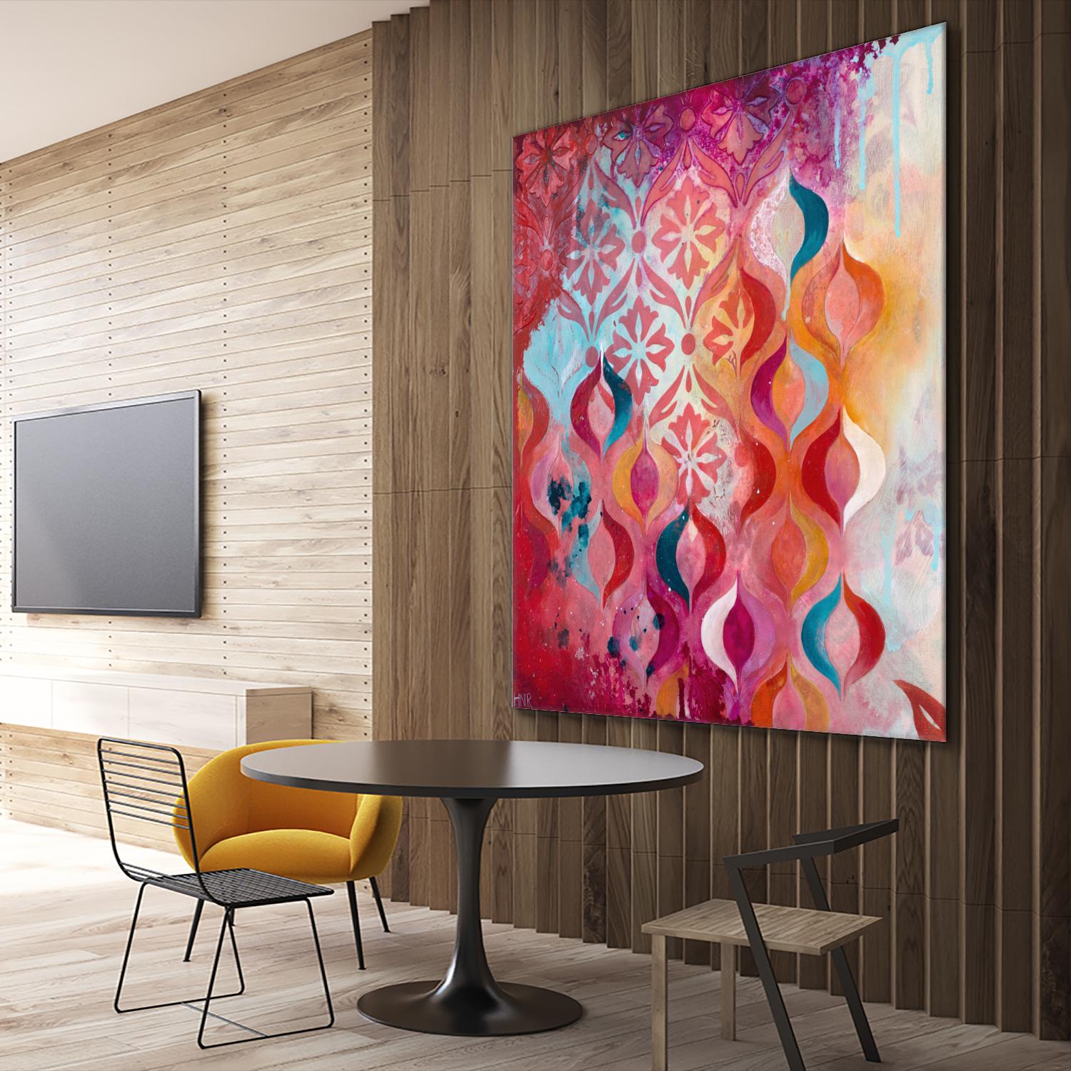 Sweet Hot by Heather Noel Robinson on GIANT ART - multicolor abstracts; contemporary