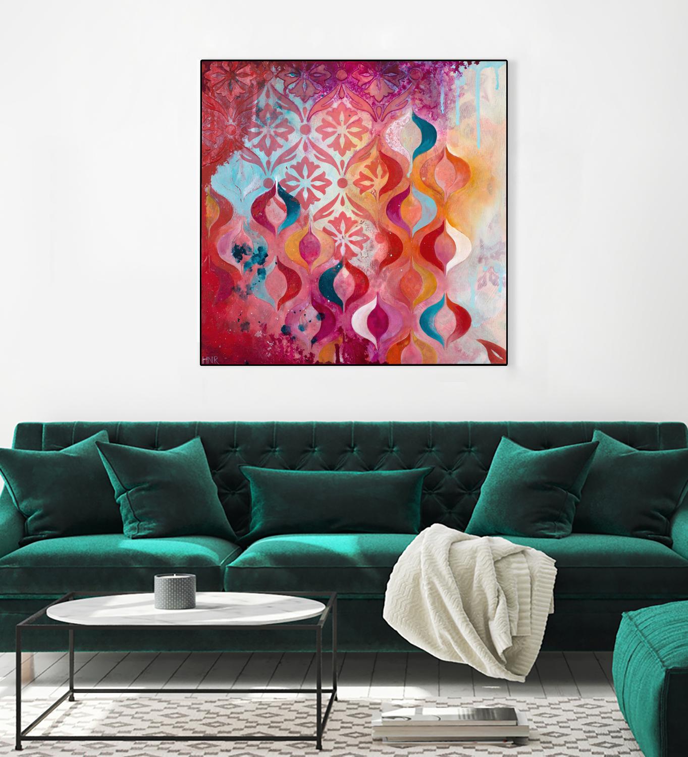 Sweet Hot by Heather Noel Robinson on GIANT ART - multicolor abstracts; contemporary