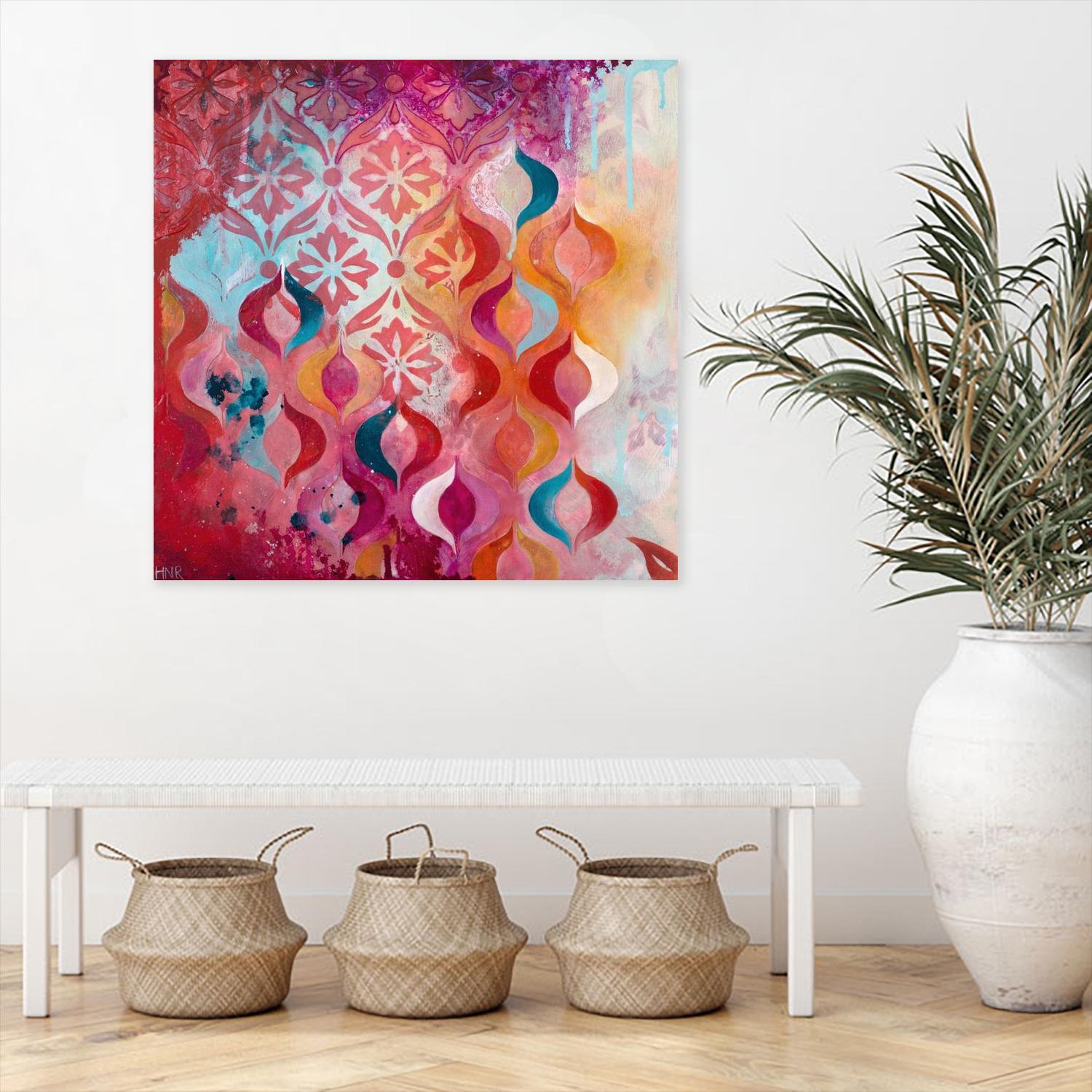 Sweet Hot by Heather Noel Robinson on GIANT ART - multicolor abstracts; contemporary