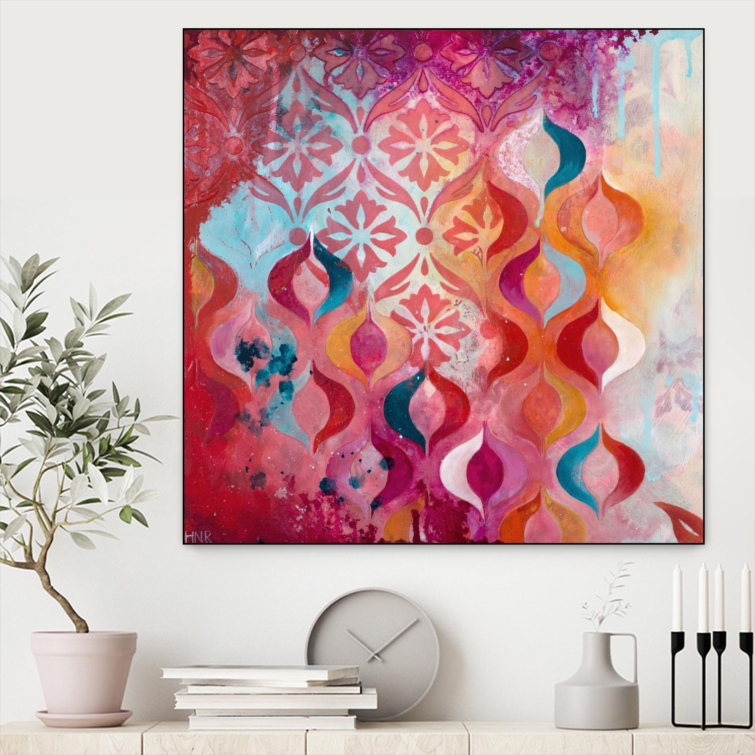 Sweet Hot by Heather Noel Robinson on GIANT ART - multicolor abstracts; contemporary