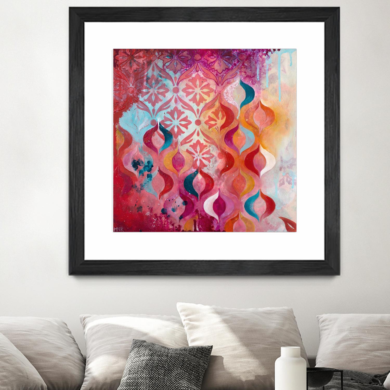 Sweet Hot by Heather Noel Robinson on GIANT ART - multicolor abstracts; contemporary