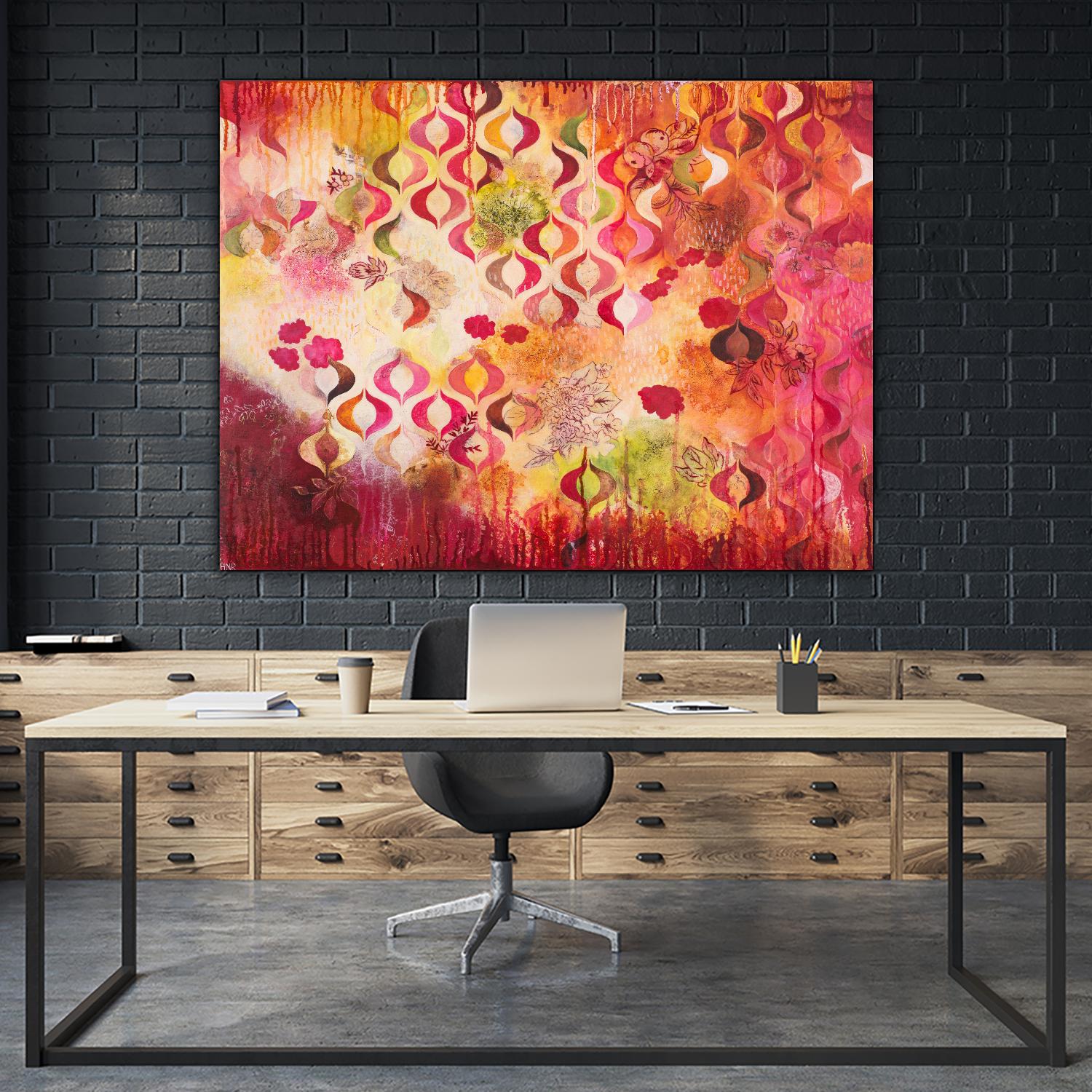 This Kind of Romance by Heather Noel Robinson on GIANT ART - multicolor abstracts; contemporary