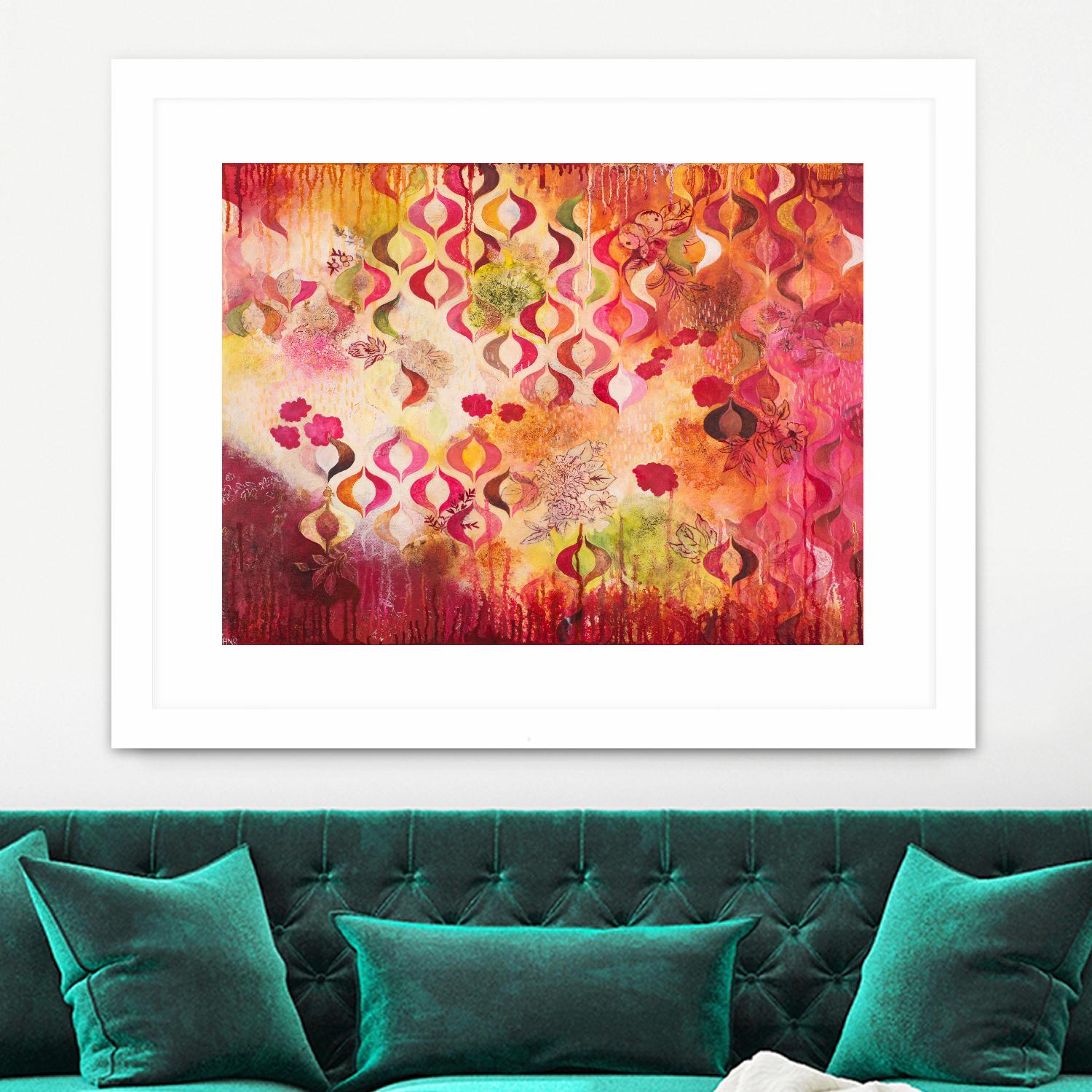 This Kind of Romance by Heather Noel Robinson on GIANT ART - multicolor abstracts; contemporary
