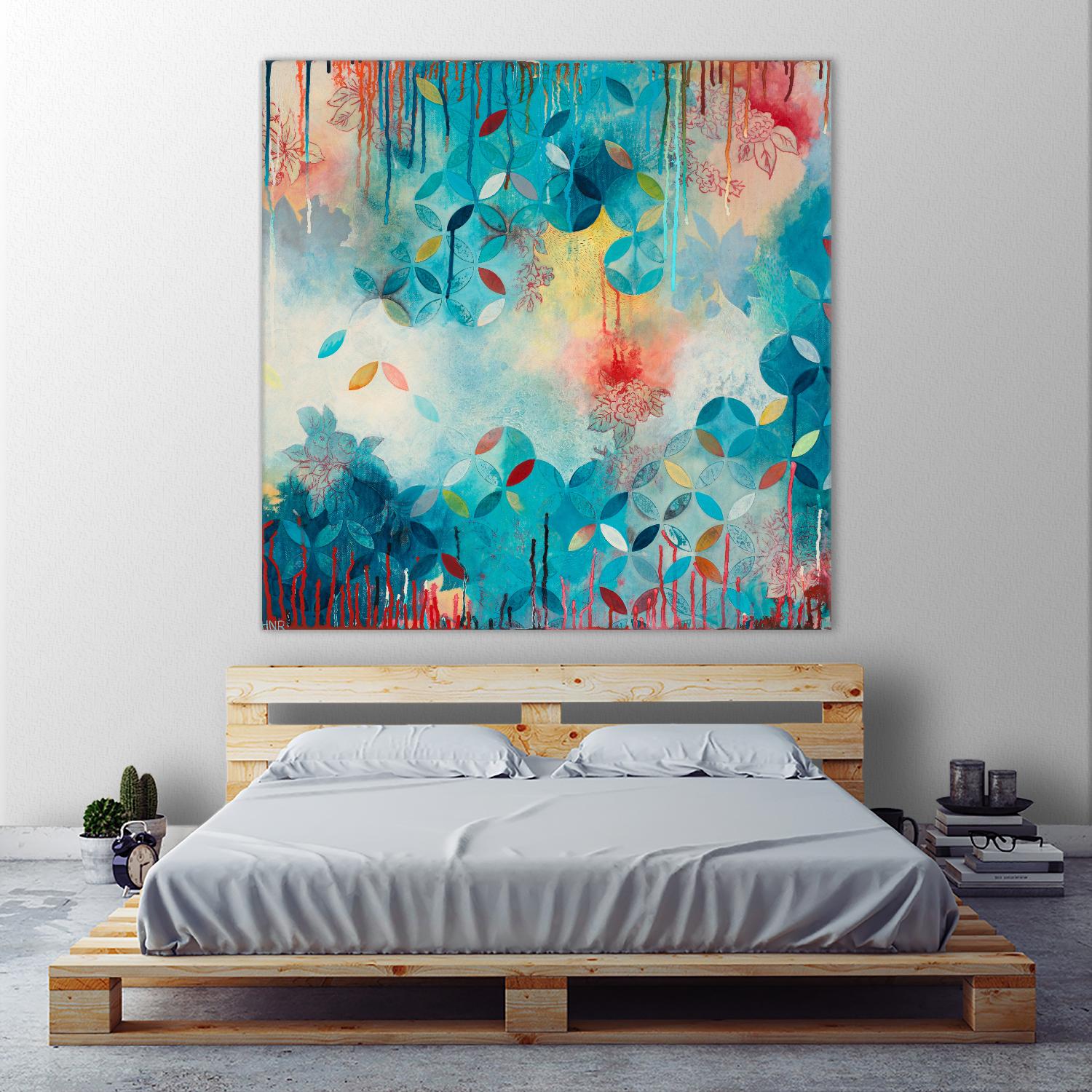 Tranquil Eden 1 by Heather Noel Robinson on GIANT ART - multicolor abstracts; contemporary