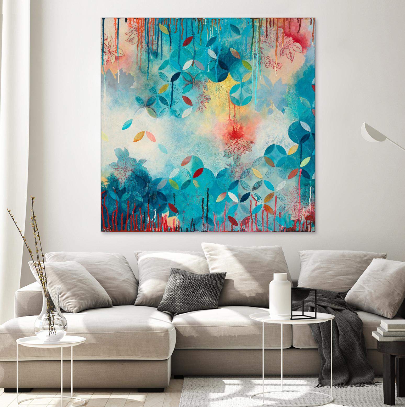 Tranquil Eden 1 by Heather Noel Robinson on GIANT ART - multicolor abstracts; contemporary