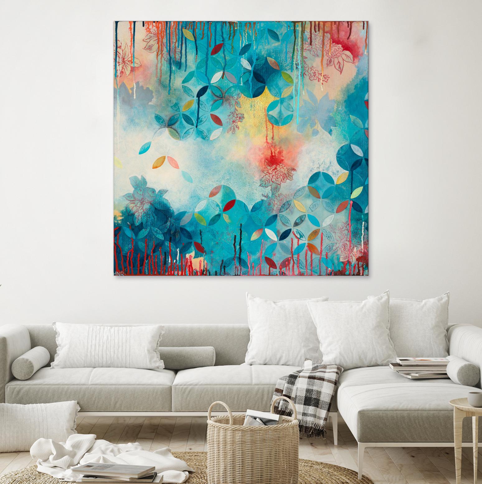 Tranquil Eden 1 by Heather Noel Robinson on GIANT ART - multicolor abstracts; contemporary