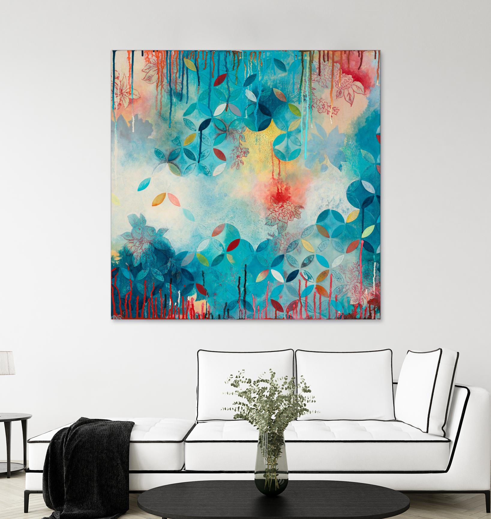 Tranquil Eden 1 by Heather Noel Robinson on GIANT ART - multicolor abstracts; contemporary