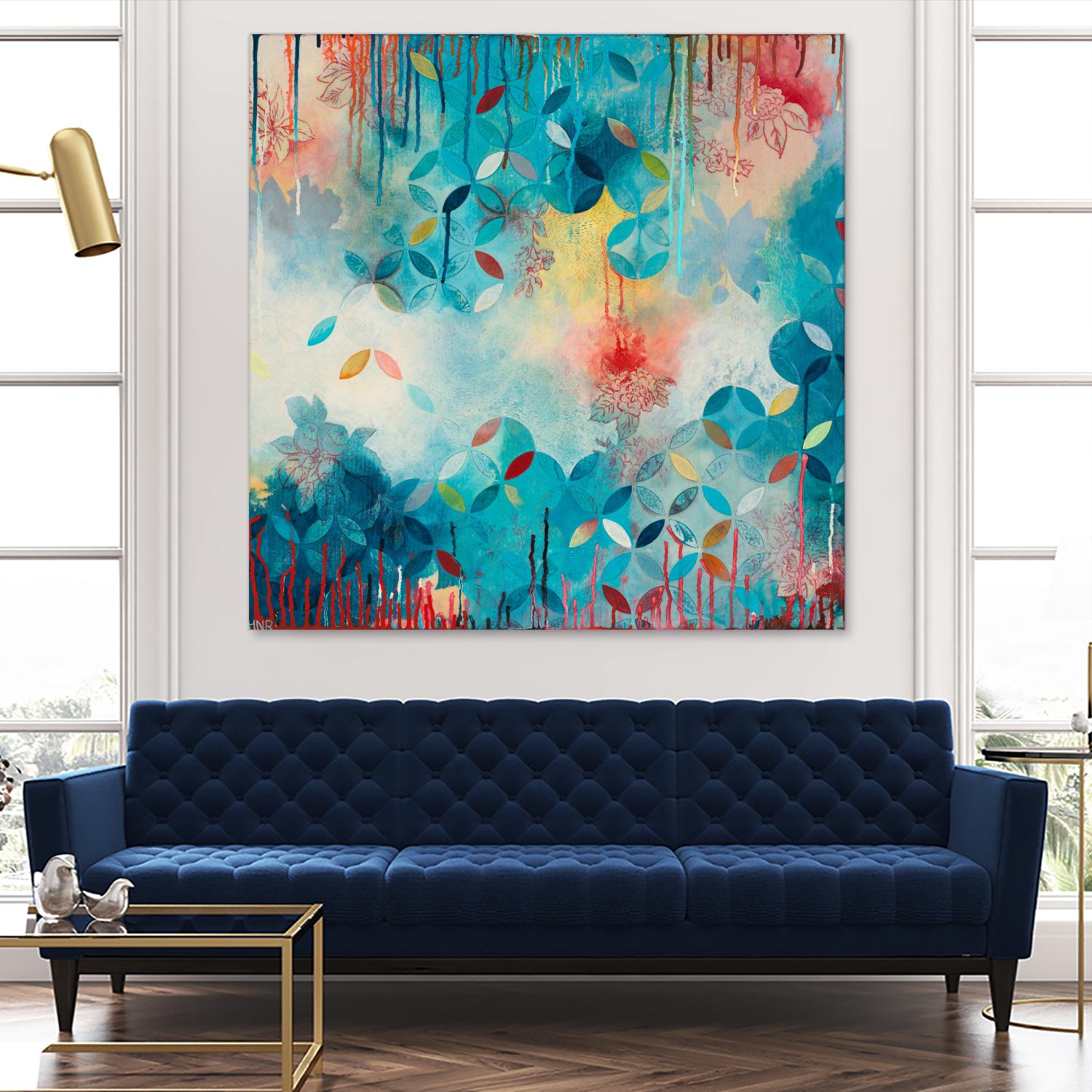 Tranquil Eden 1 by Heather Noel Robinson on GIANT ART - multicolor abstracts; contemporary