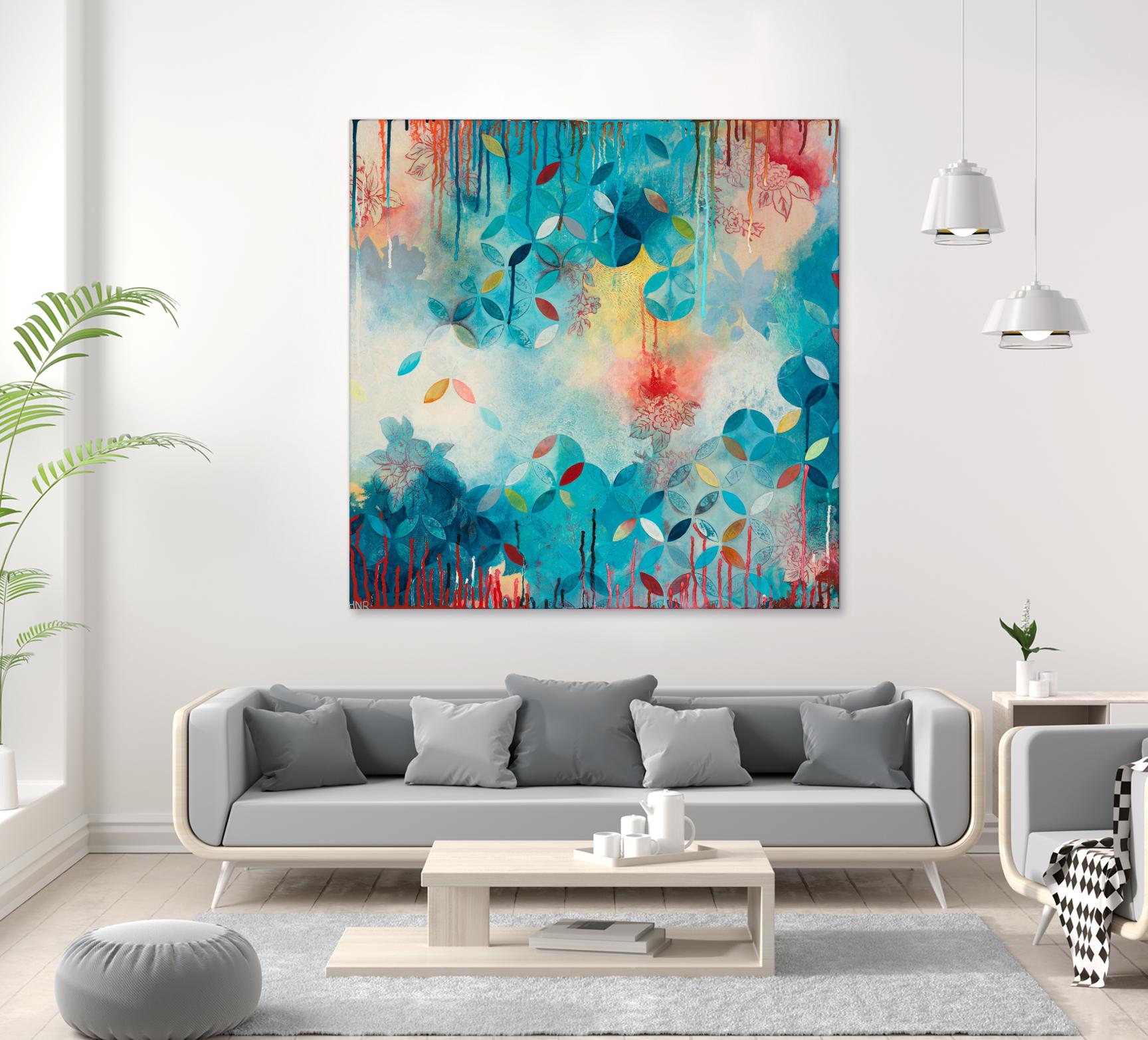 Tranquil Eden 1 by Heather Noel Robinson on GIANT ART - multicolor abstracts; contemporary