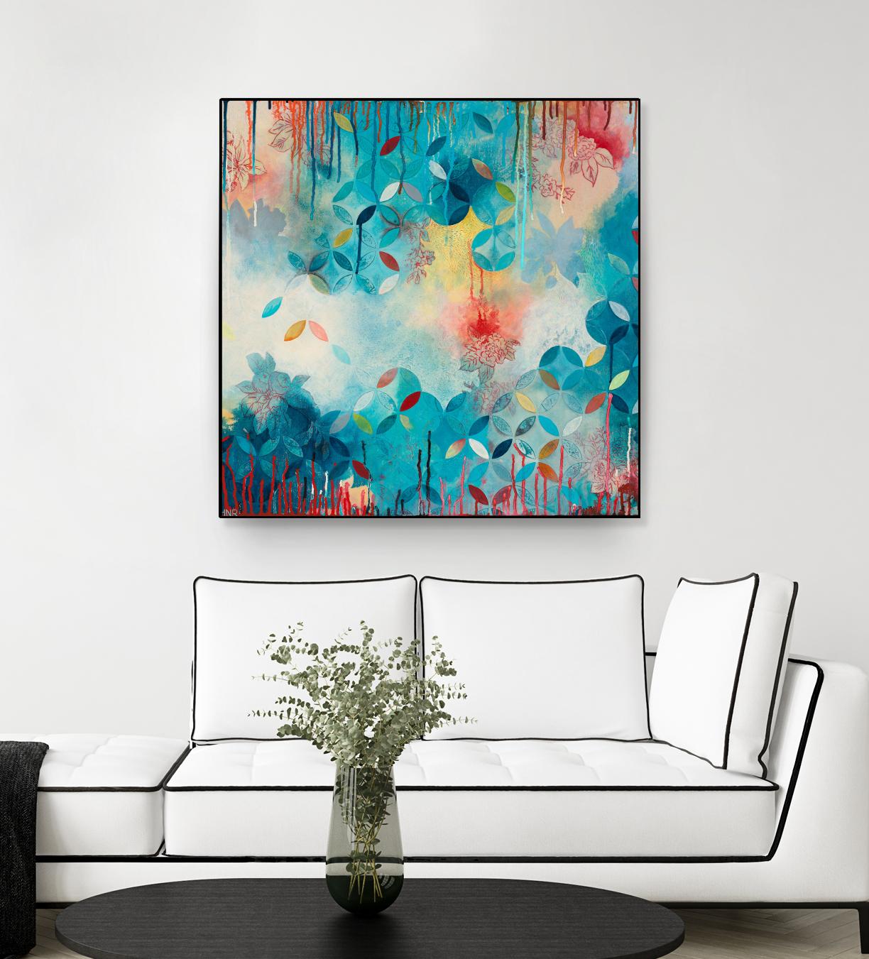 Tranquil Eden 1 by Heather Noel Robinson on GIANT ART - multicolor abstracts; contemporary