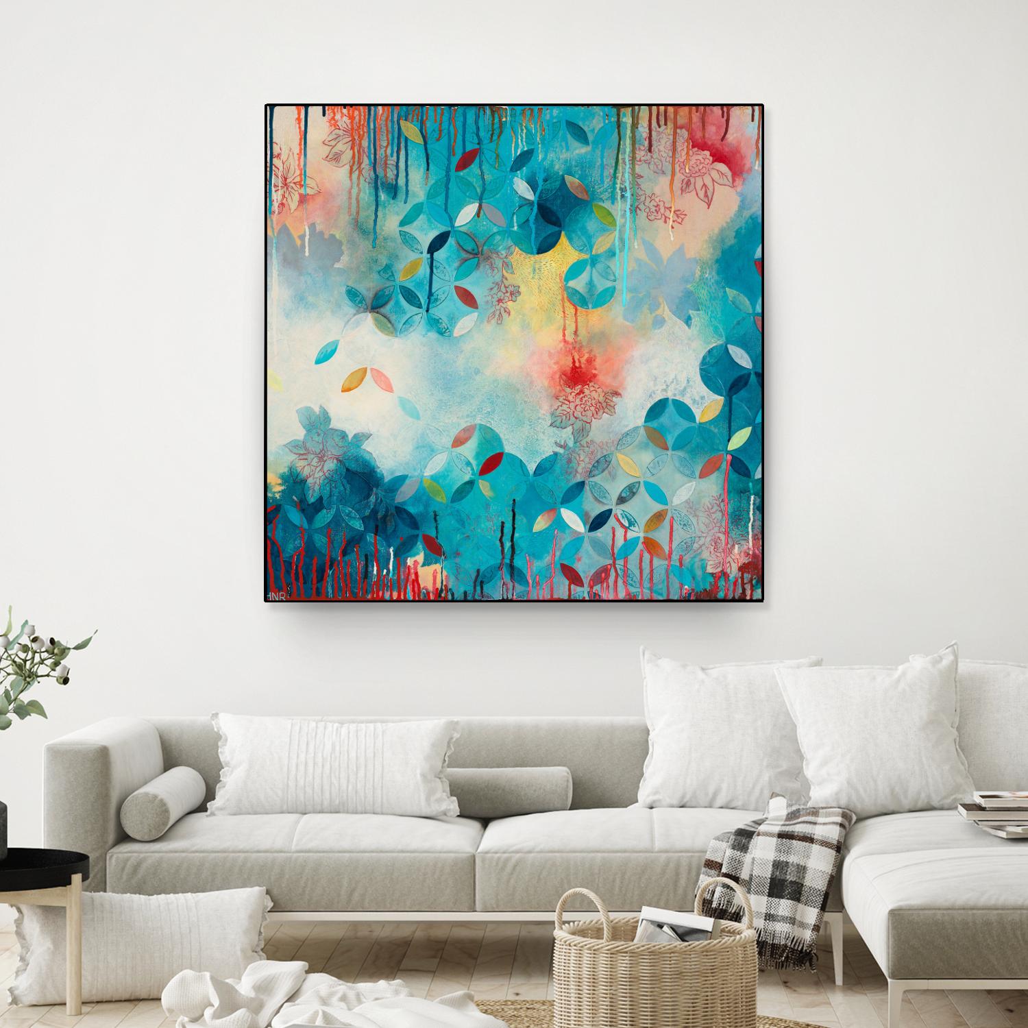 Tranquil Eden 1 by Heather Noel Robinson on GIANT ART - multicolor abstracts; contemporary