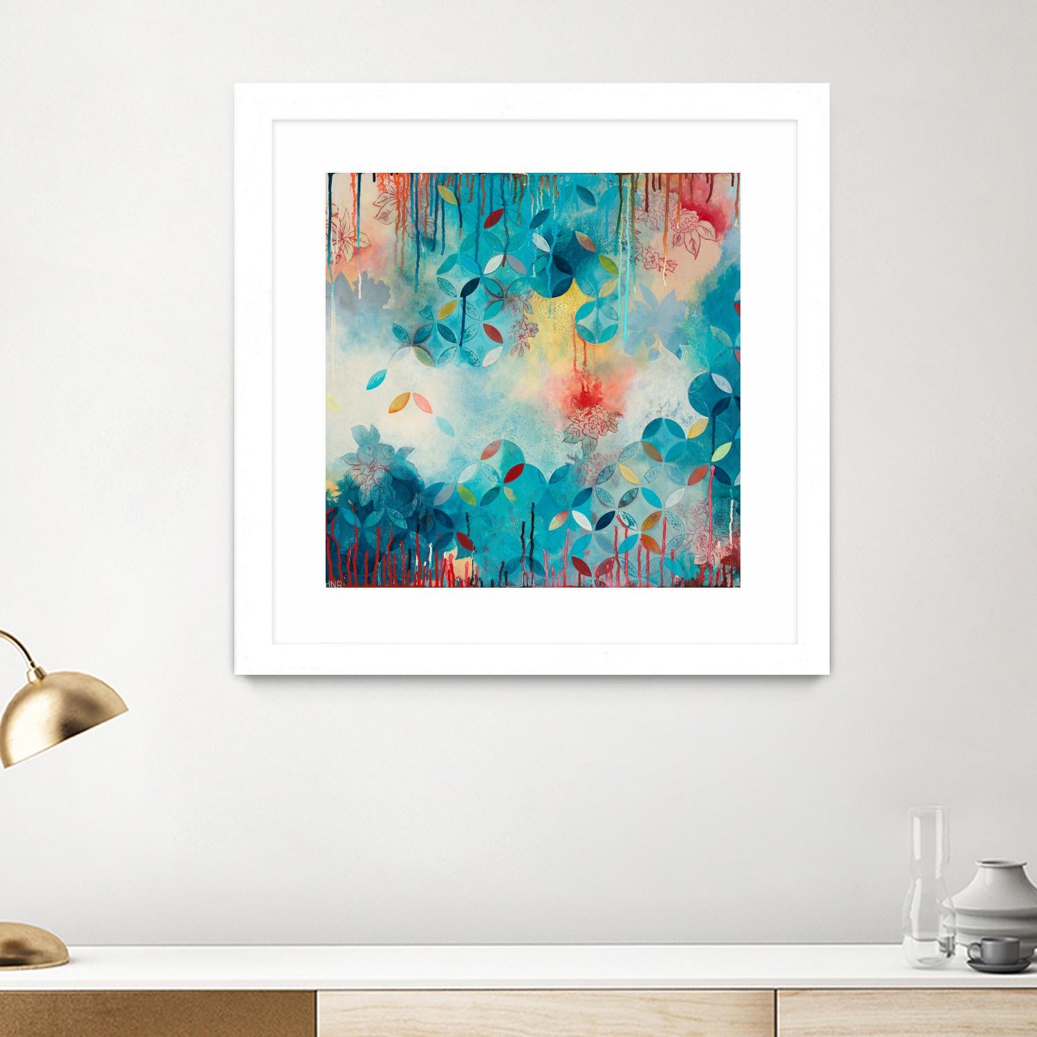 Tranquil Eden 1 by Heather Noel Robinson on GIANT ART - multicolor abstracts; contemporary