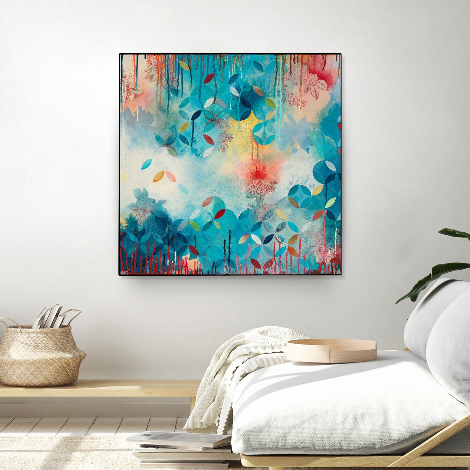 Tranquil Eden 1 by Heather Noel Robinson on GIANT ART - multicolor abstracts; contemporary