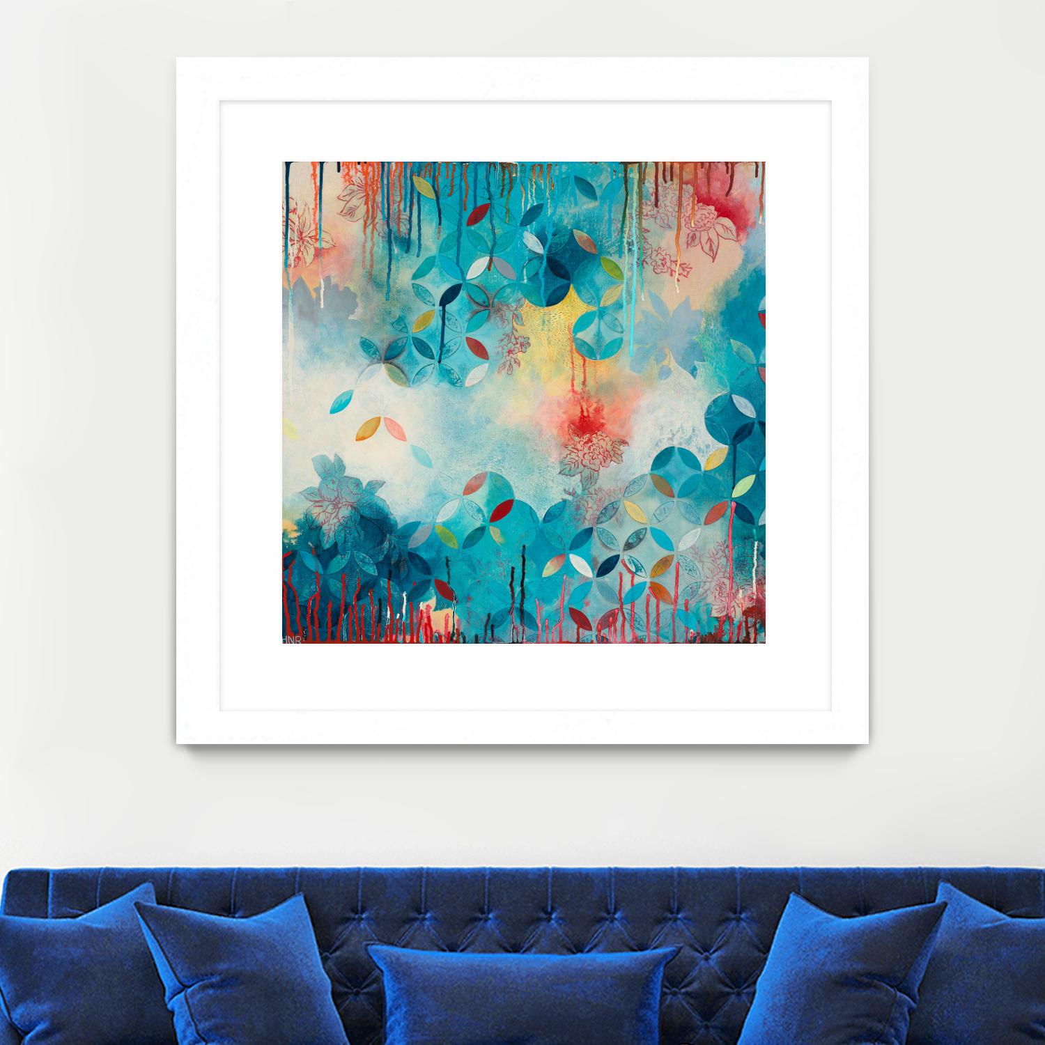 Tranquil Eden 1 by Heather Noel Robinson on GIANT ART - multicolor abstracts; contemporary