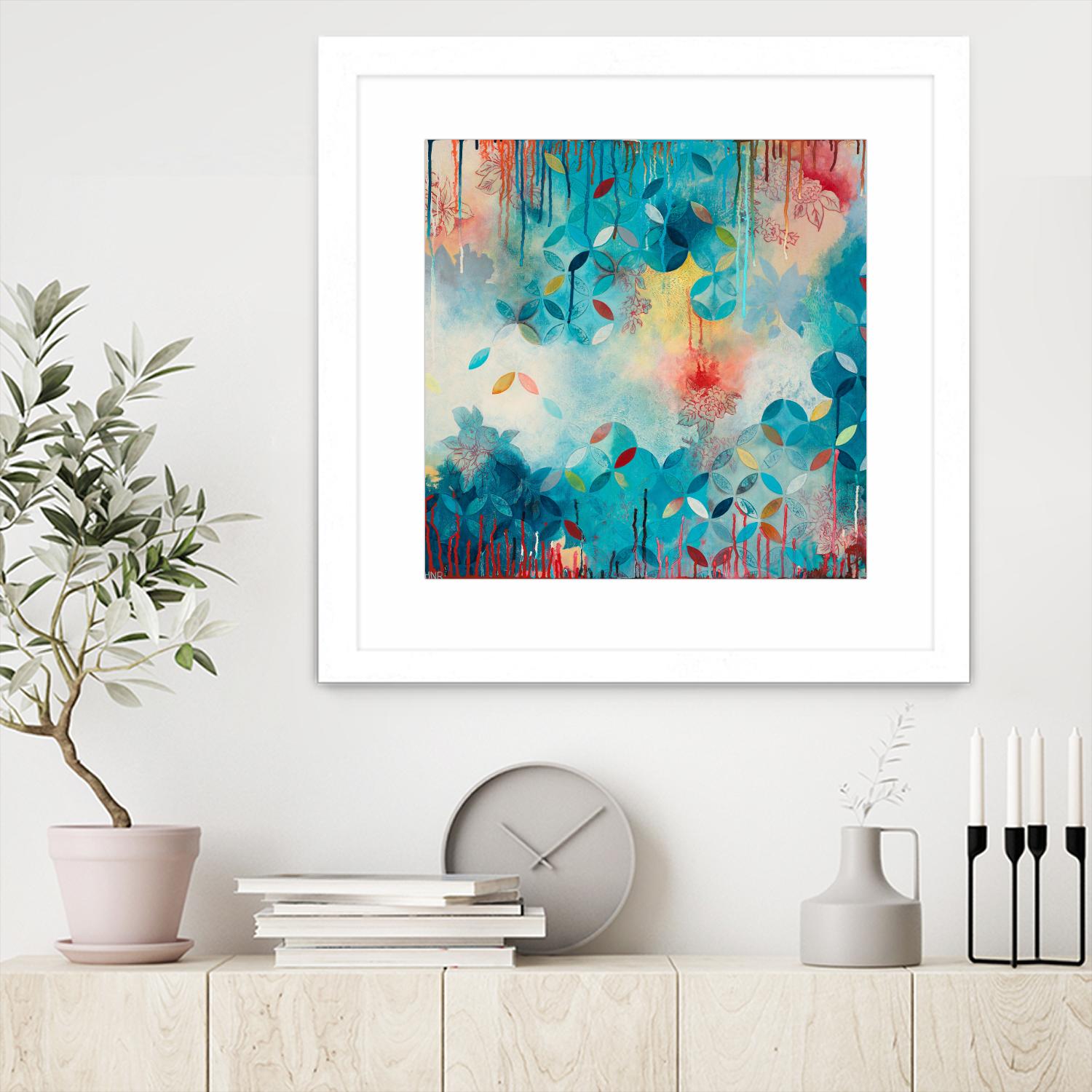 Tranquil Eden 1 by Heather Noel Robinson on GIANT ART - multicolor abstracts; contemporary