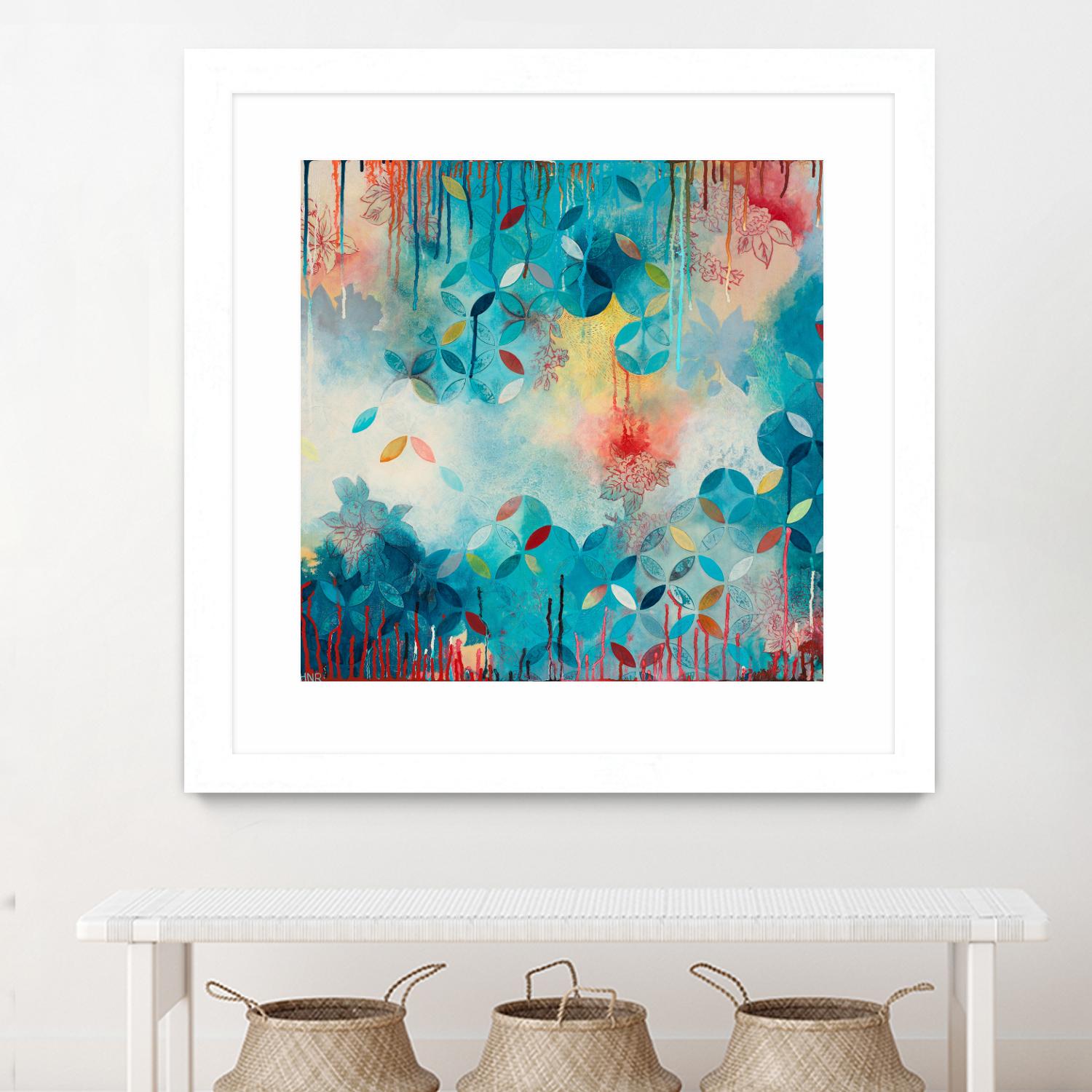 Tranquil Eden 1 by Heather Noel Robinson on GIANT ART - multicolor abstracts; contemporary