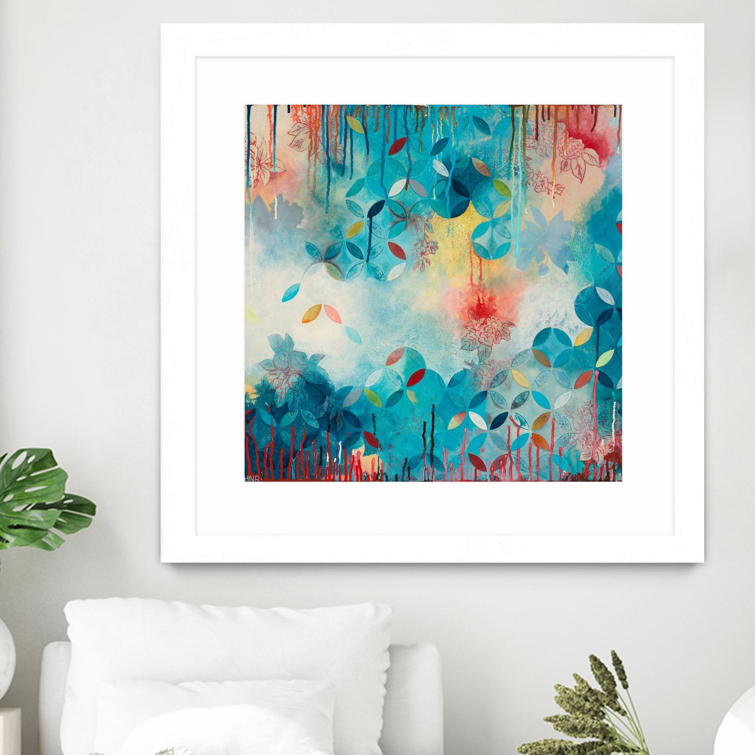 Tranquil Eden 1 by Heather Noel Robinson on GIANT ART - multicolor abstracts; contemporary