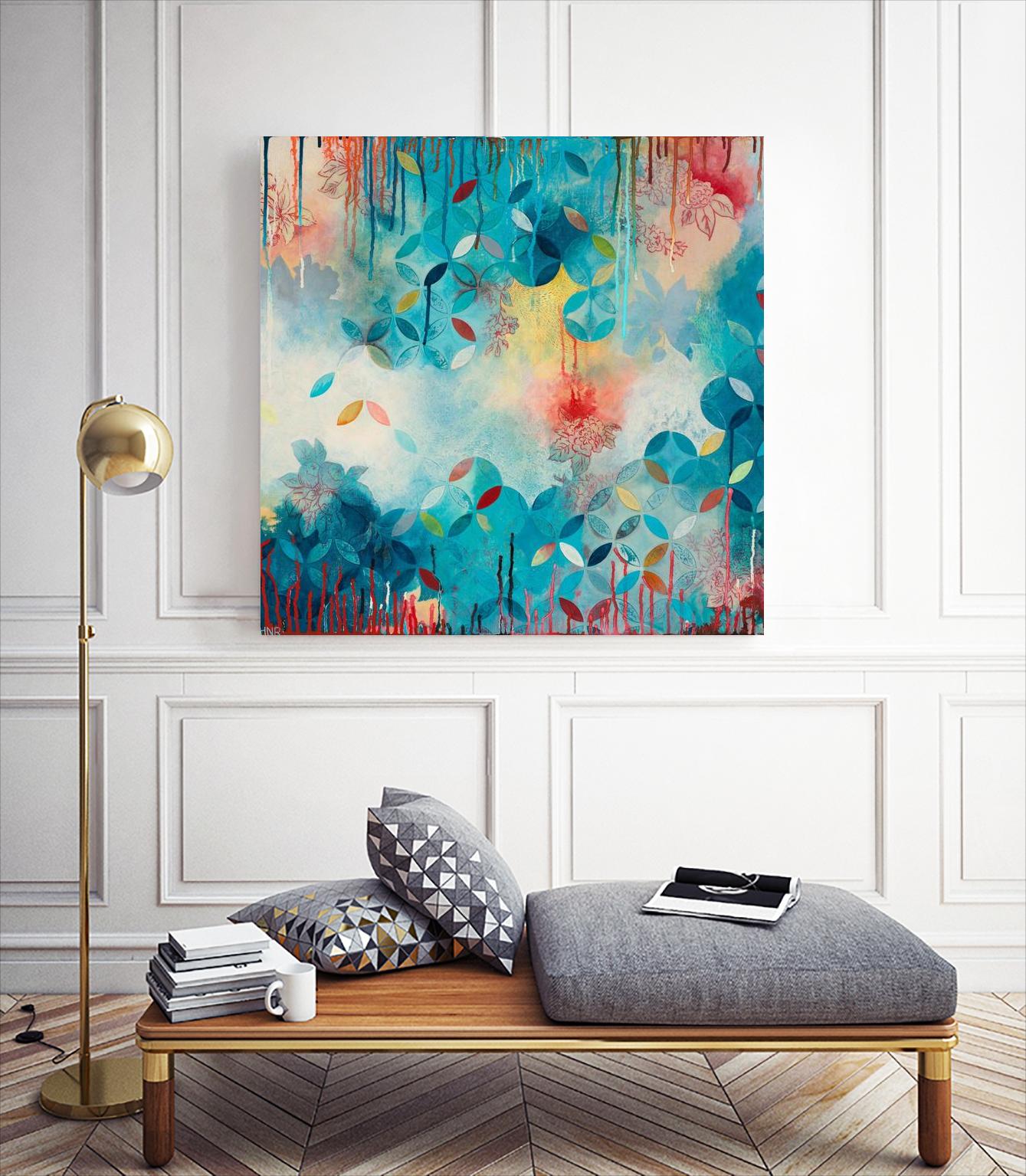 Tranquil Eden 1 by Heather Noel Robinson on GIANT ART - multicolor abstracts; contemporary