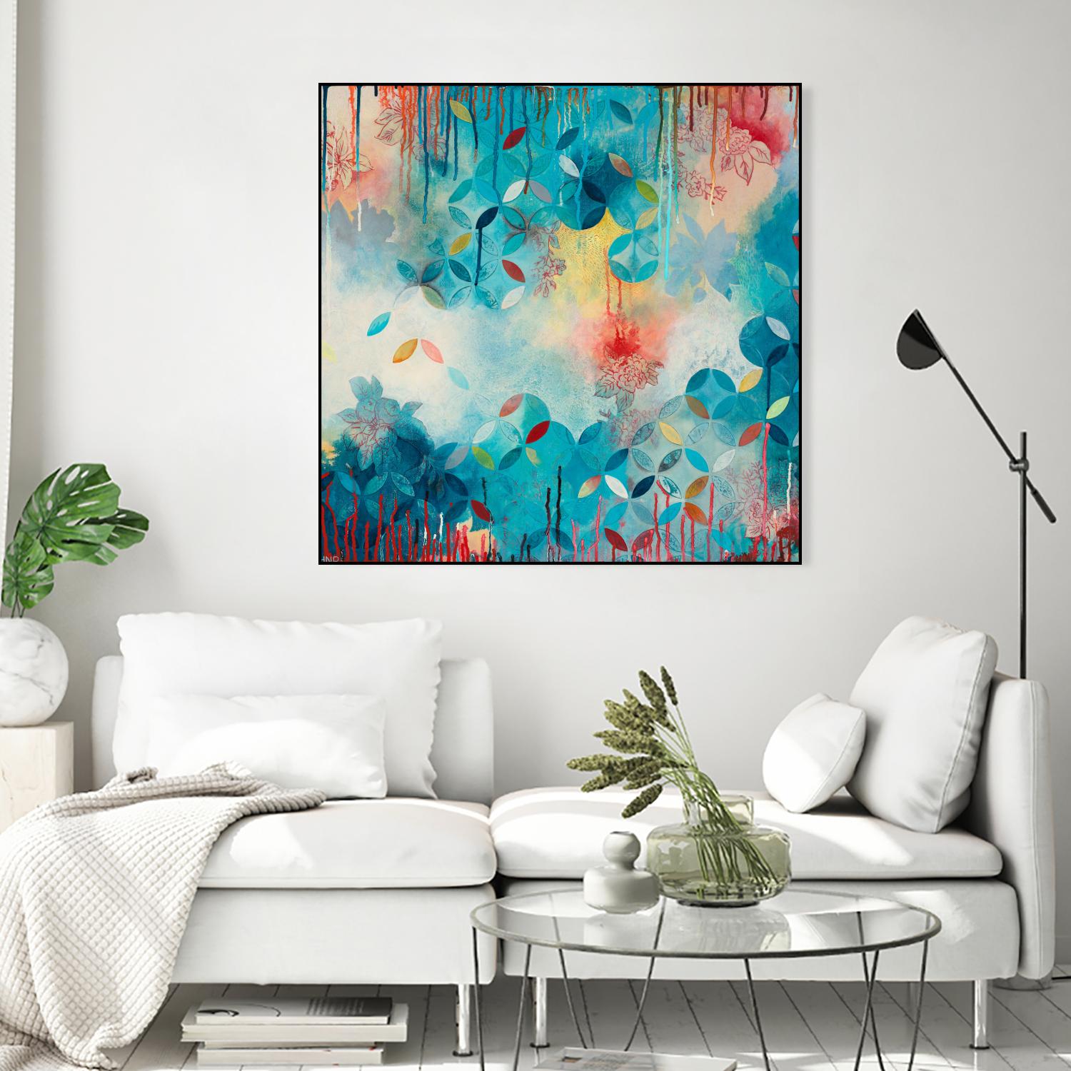 Tranquil Eden 1 by Heather Noel Robinson on GIANT ART - multicolor abstracts; contemporary