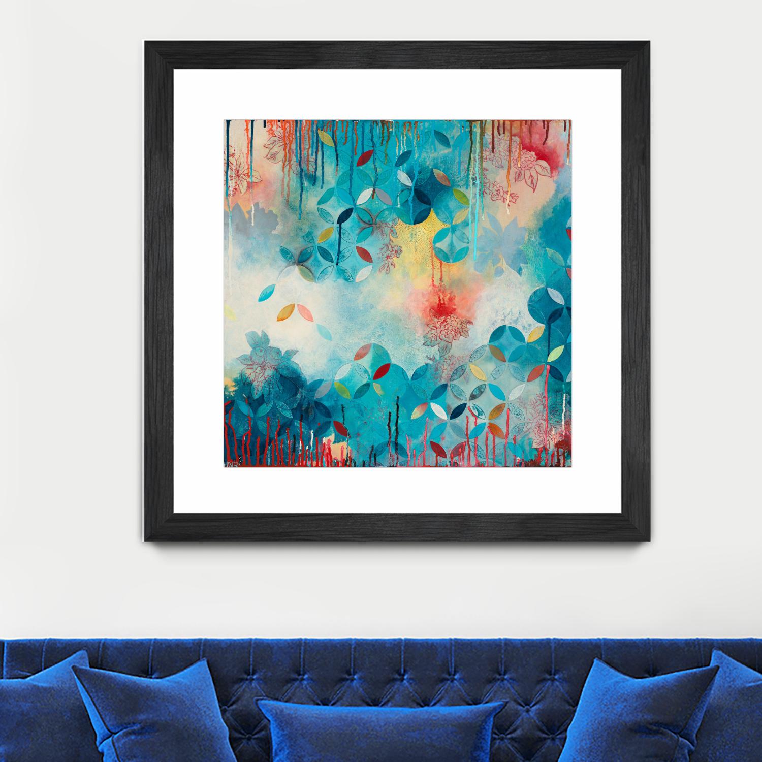 Tranquil Eden 1 by Heather Noel Robinson on GIANT ART - multicolor abstracts; contemporary