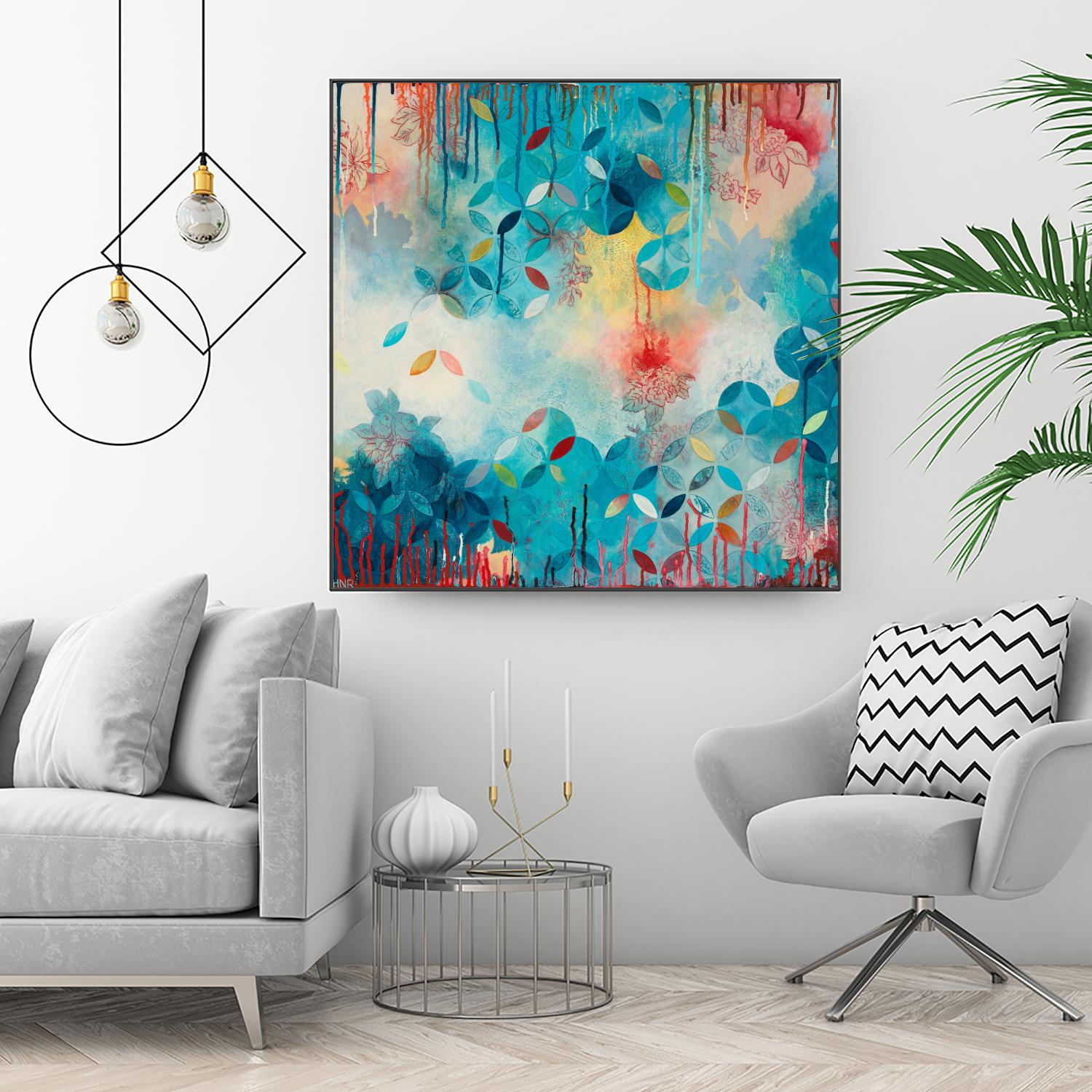 Tranquil Eden 1 by Heather Noel Robinson on GIANT ART - multicolor abstracts; contemporary