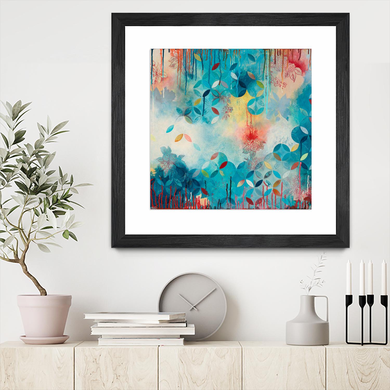 Tranquil Eden 1 by Heather Noel Robinson on GIANT ART - multicolor abstracts; contemporary