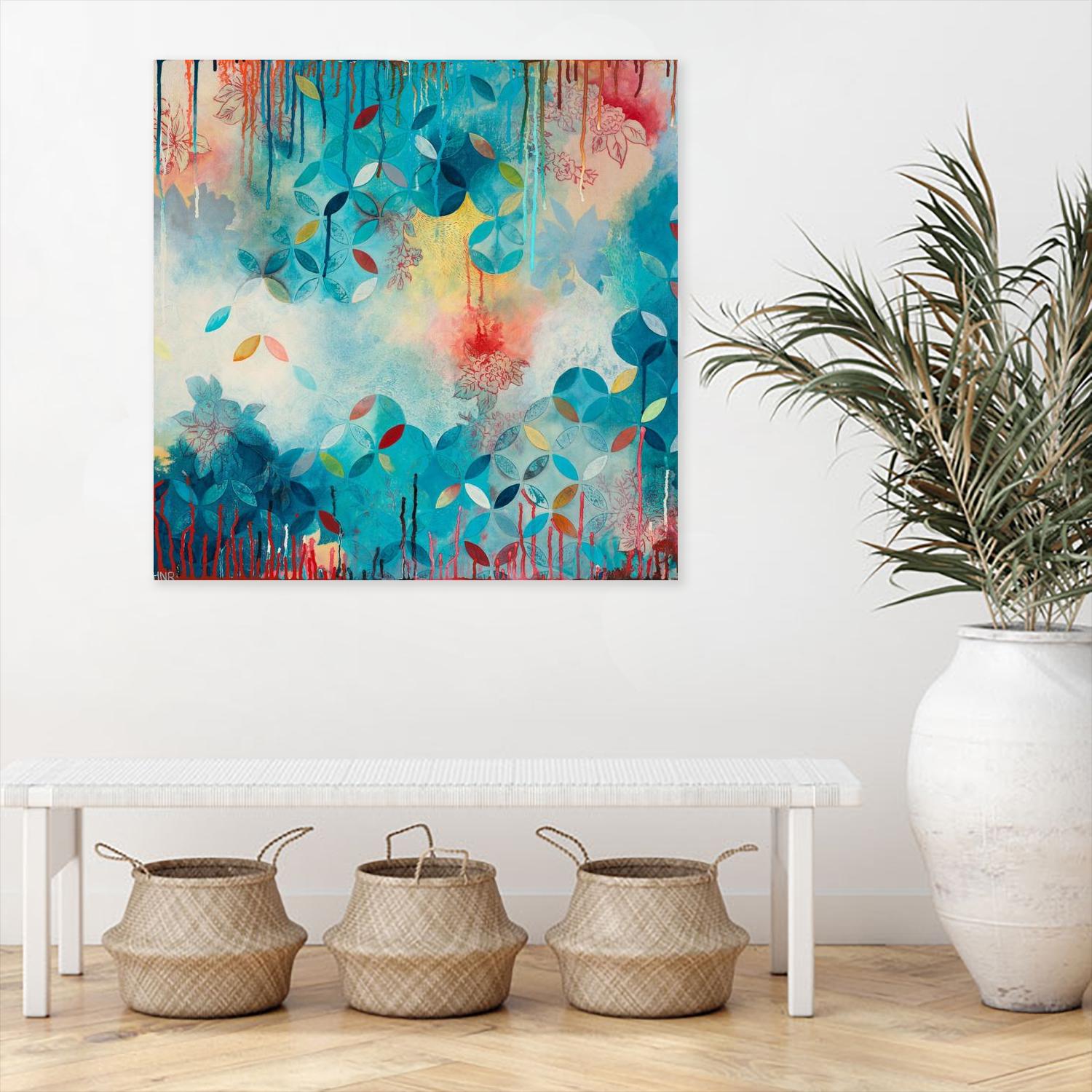 Tranquil Eden 1 by Heather Noel Robinson on GIANT ART - multicolor abstracts; contemporary