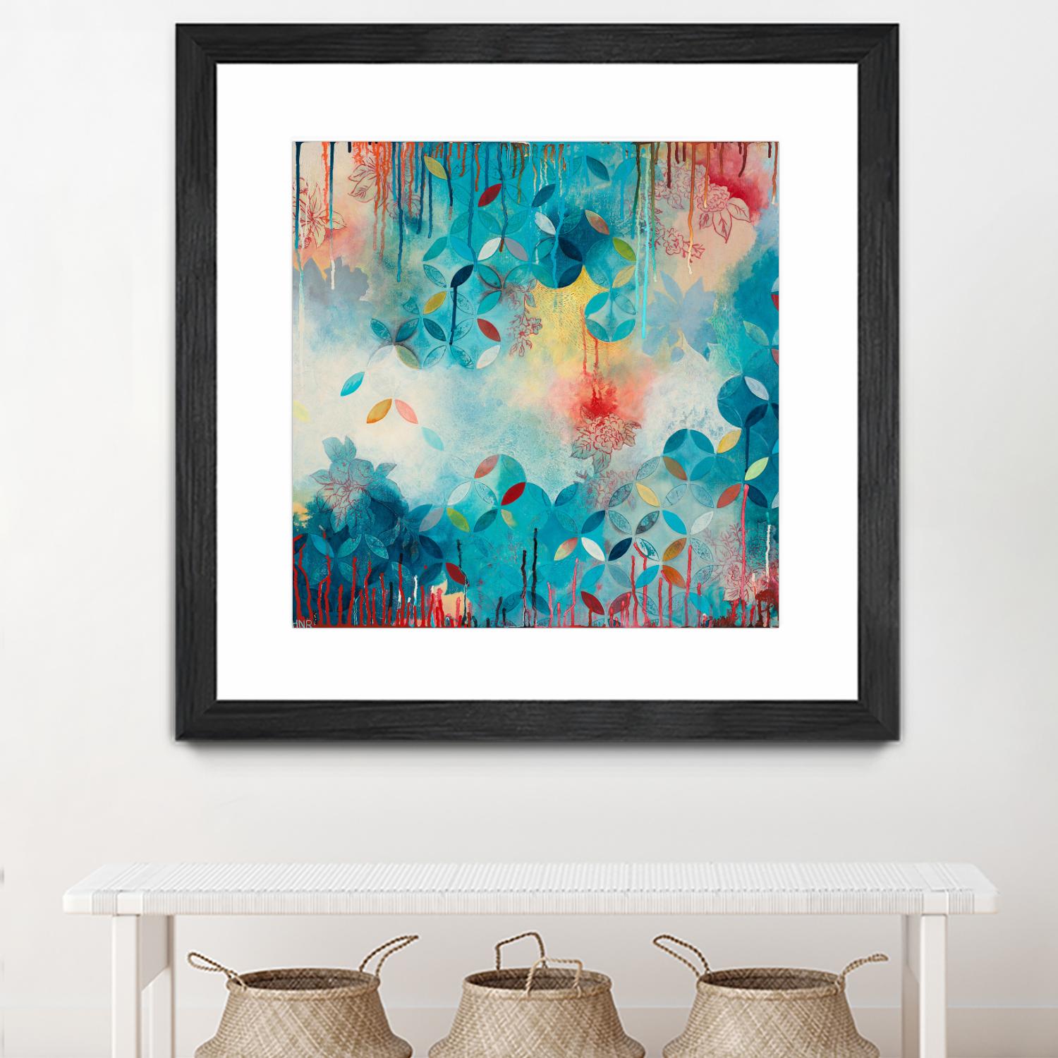 Tranquil Eden 1 by Heather Noel Robinson on GIANT ART - multicolor abstracts; contemporary