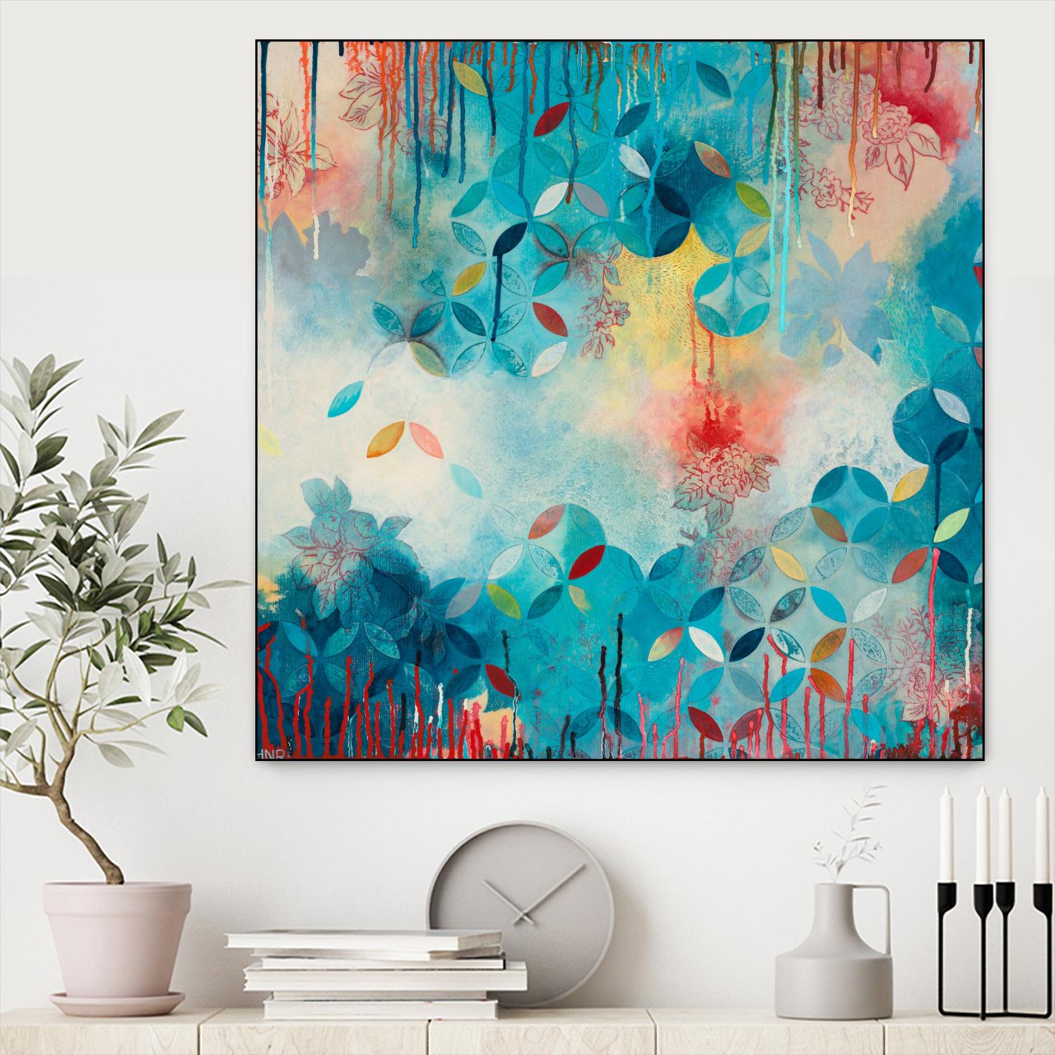 Tranquil Eden 1 by Heather Noel Robinson on GIANT ART - multicolor abstracts; contemporary
