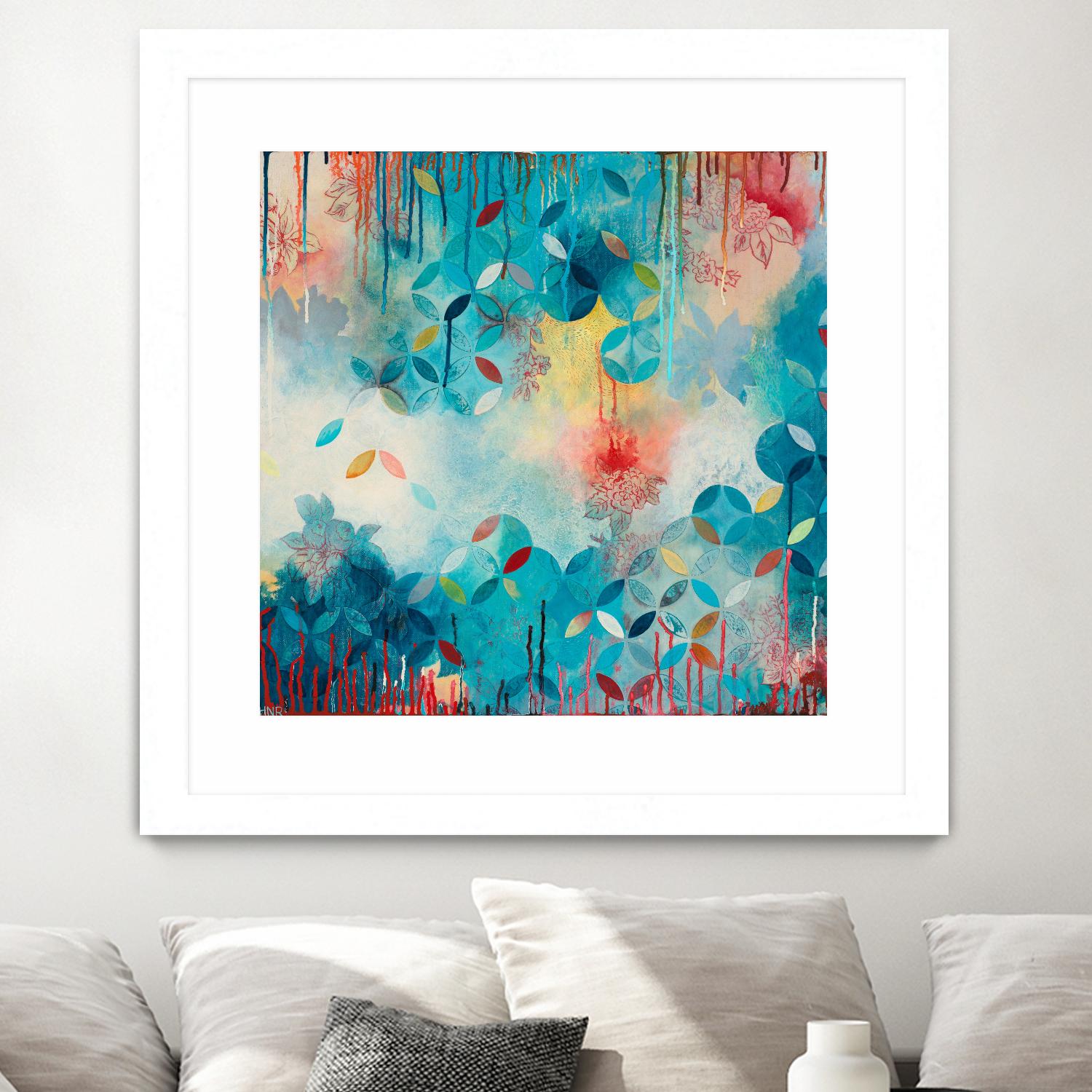 Tranquil Eden 1 by Heather Noel Robinson on GIANT ART - multicolor abstracts; contemporary