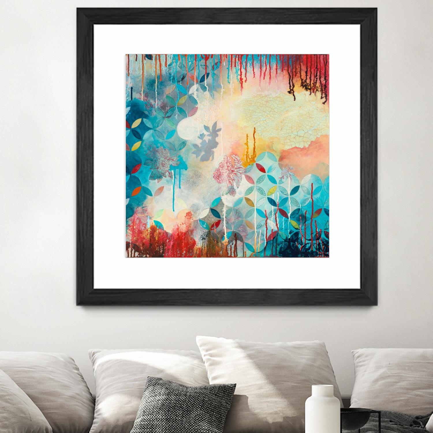 Tranquil Eden 2 by Heather Noel Robinson on GIANT ART - multicolor abstracts; contemporary
