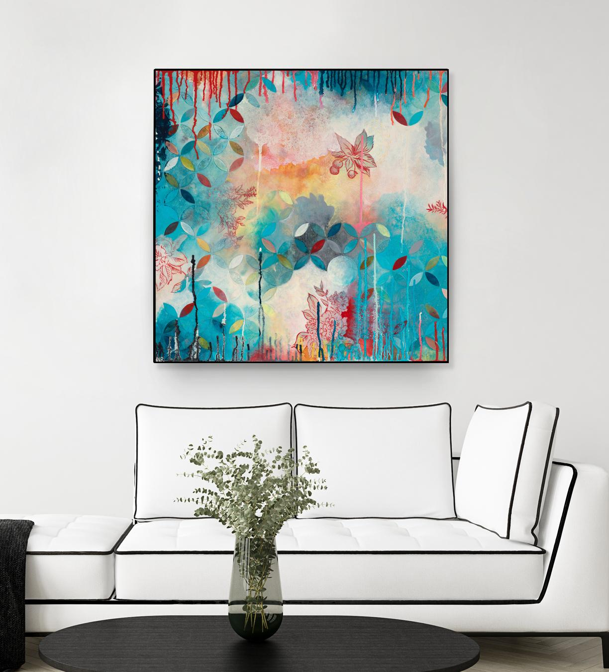 Tranquil Eden 3 by Heather Noel Robinson on GIANT ART - multicolor abstracts; contemporary