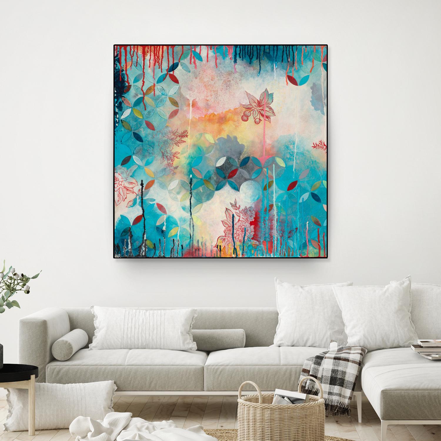 Tranquil Eden 3 by Heather Noel Robinson on GIANT ART - multicolor abstracts; contemporary