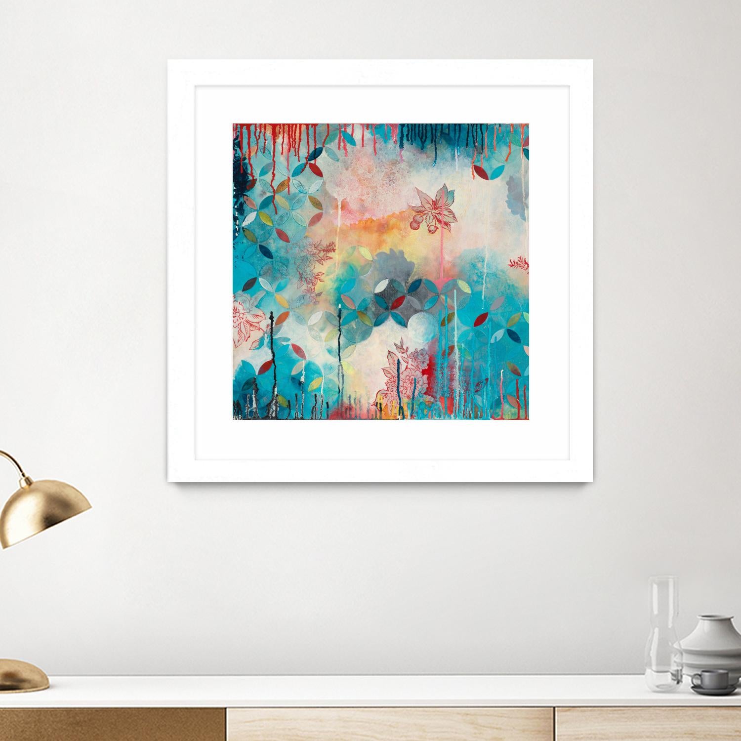Tranquil Eden 3 by Heather Noel Robinson on GIANT ART - multicolor abstracts; contemporary