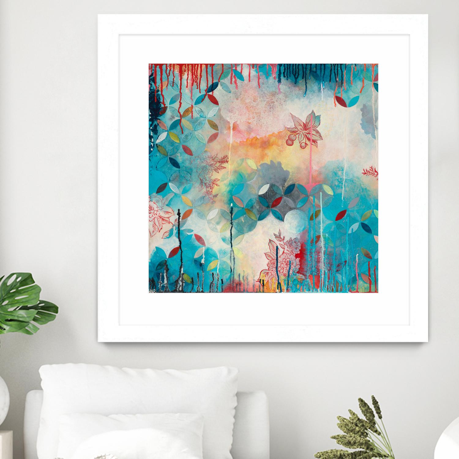 Tranquil Eden 3 by Heather Noel Robinson on GIANT ART - multicolor abstracts; contemporary
