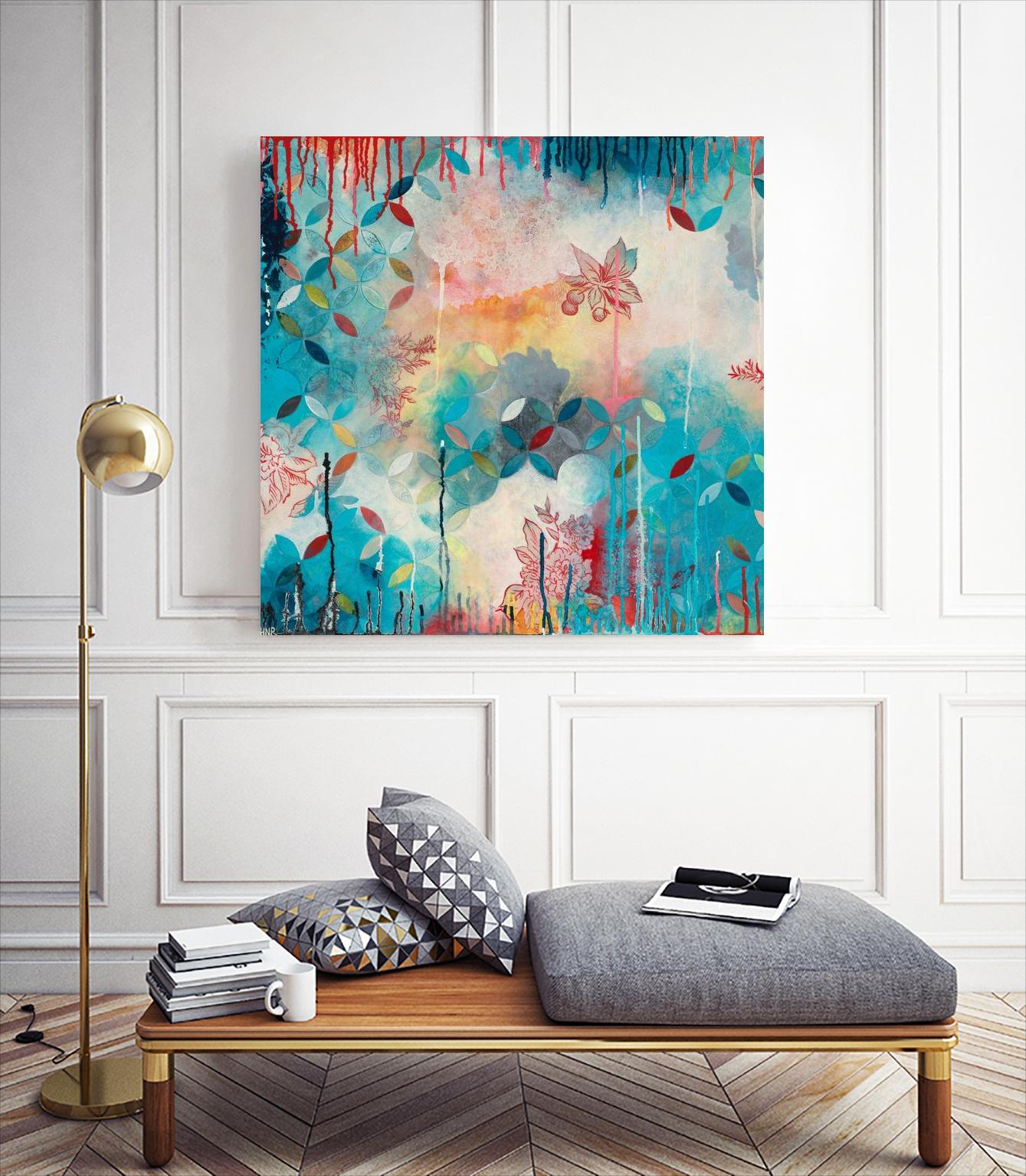 Tranquil Eden 3 by Heather Noel Robinson on GIANT ART - multicolor abstracts; contemporary