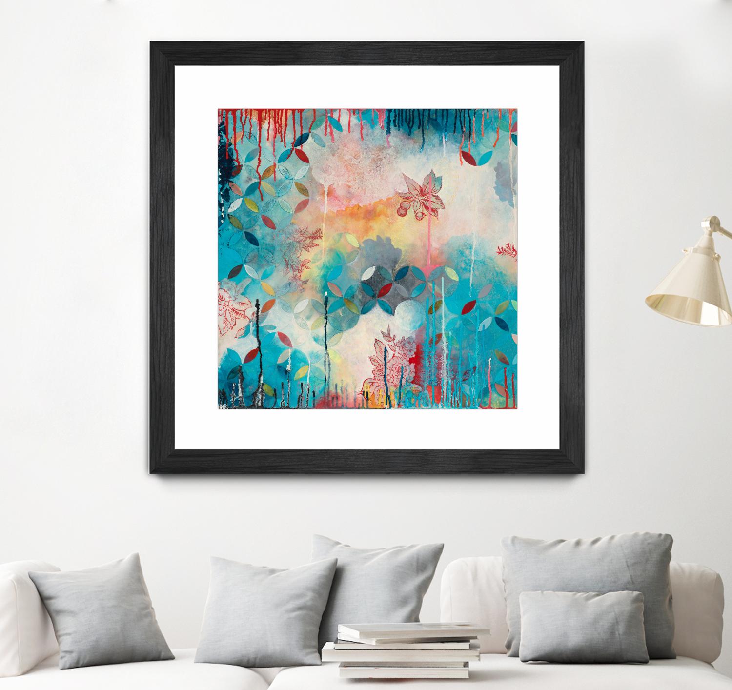 Tranquil Eden 3 by Heather Noel Robinson on GIANT ART - multicolor abstracts; contemporary