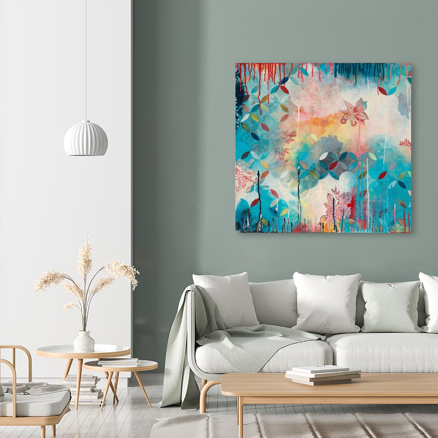 Tranquil Eden 3 by Heather Noel Robinson on GIANT ART - multicolor abstracts; contemporary