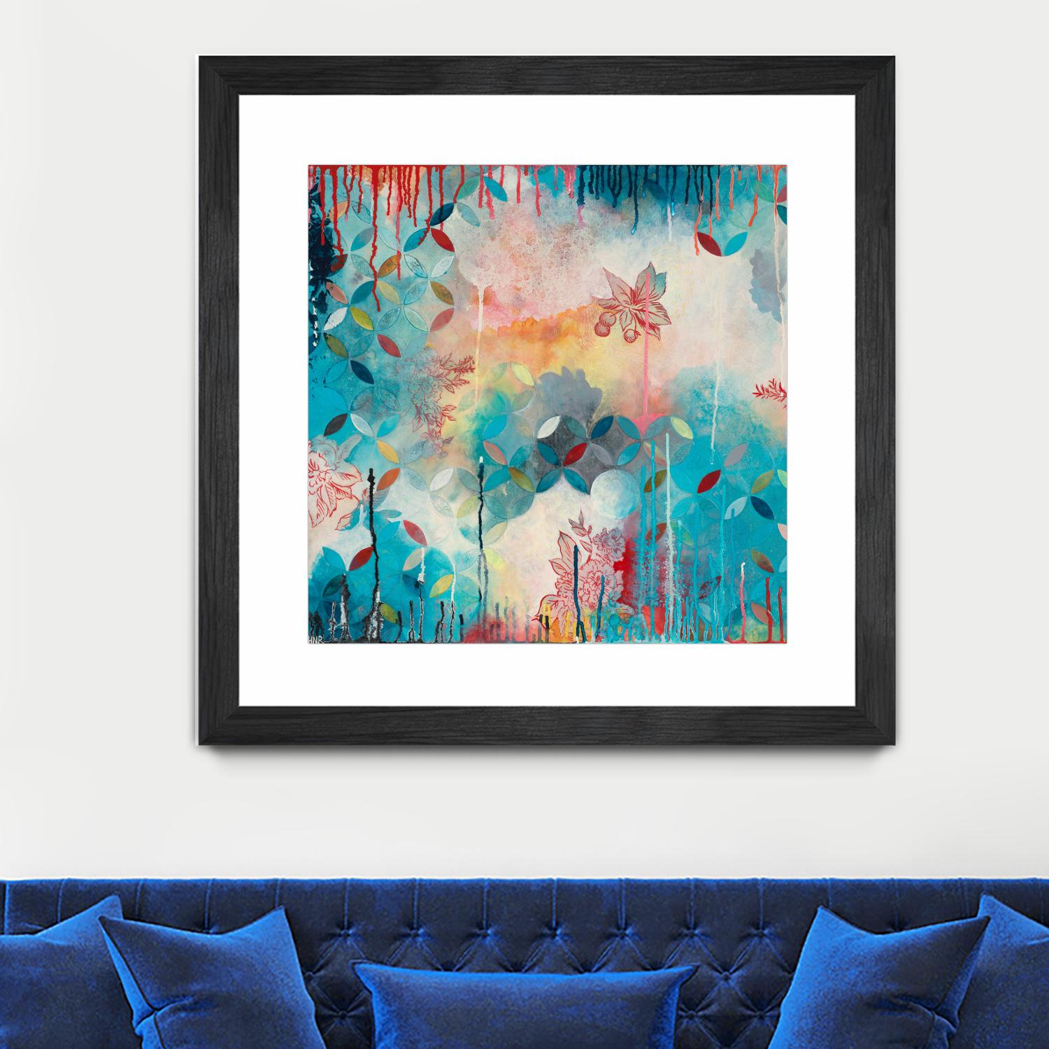 Tranquil Eden 3 by Heather Noel Robinson on GIANT ART - multicolor abstracts; contemporary