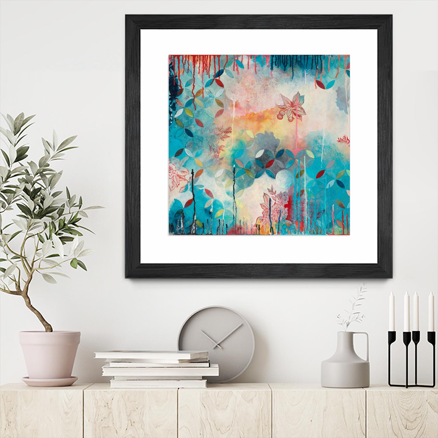 Tranquil Eden 3 by Heather Noel Robinson on GIANT ART - multicolor abstracts; contemporary