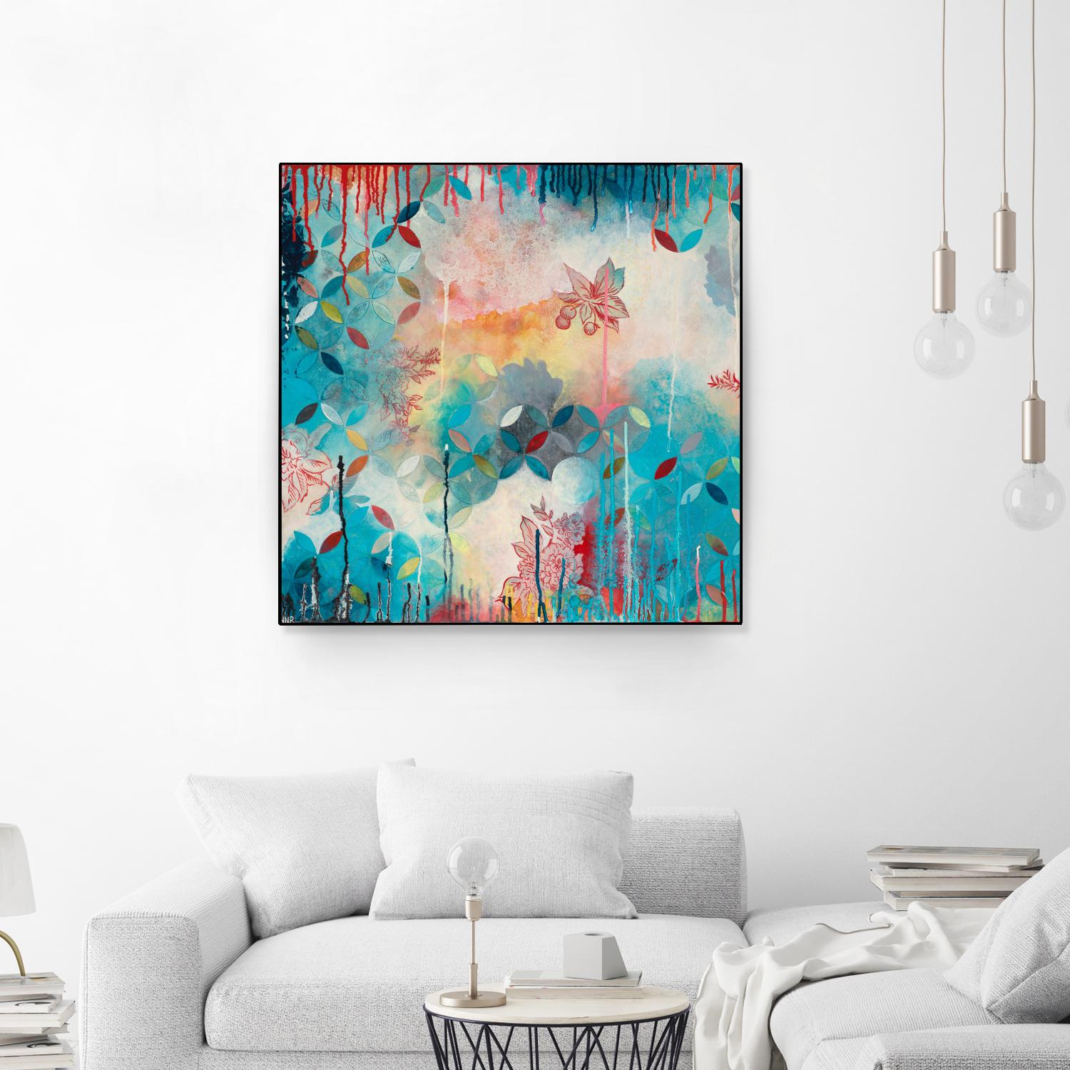 Tranquil Eden 3 by Heather Noel Robinson on GIANT ART - multicolor abstracts; contemporary