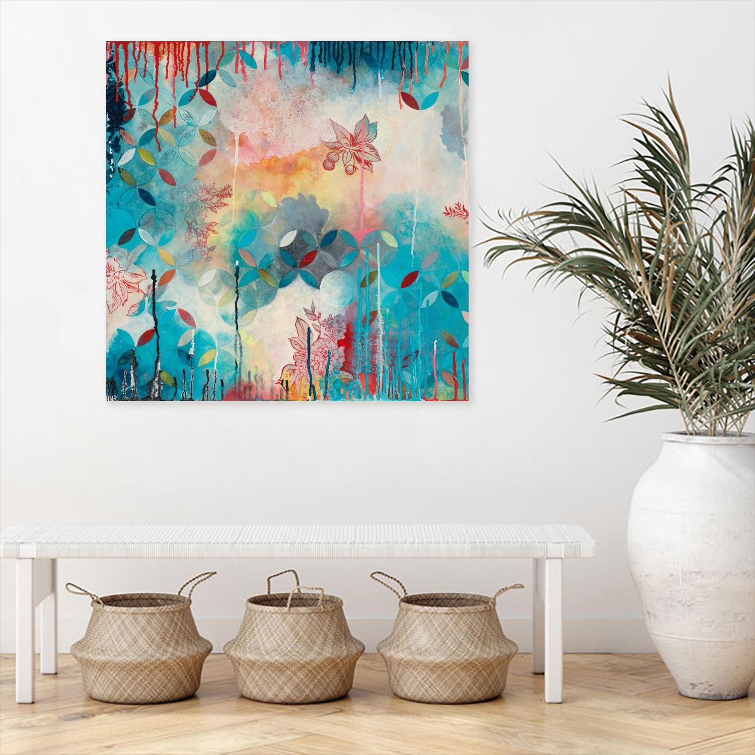 Tranquil Eden 3 by Heather Noel Robinson on GIANT ART - multicolor abstracts; contemporary