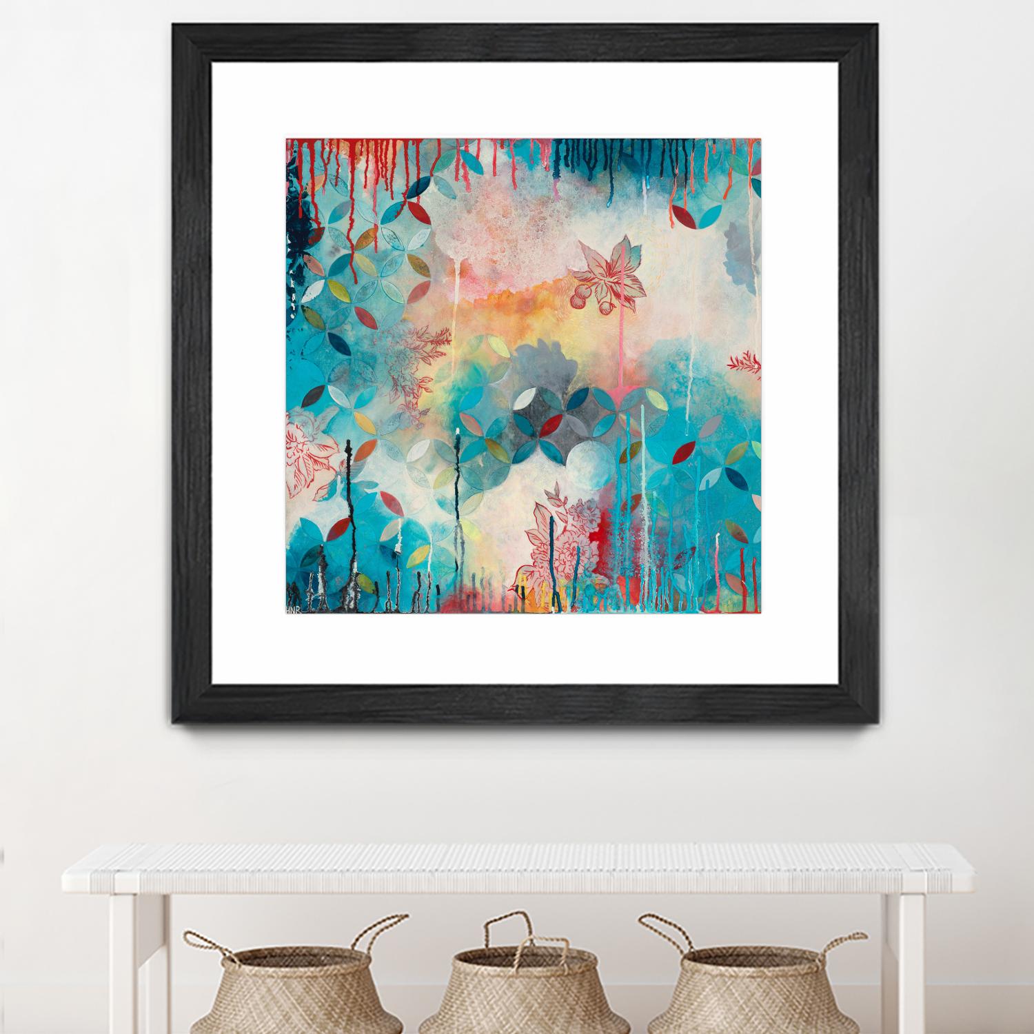 Tranquil Eden 3 by Heather Noel Robinson on GIANT ART - multicolor abstracts; contemporary